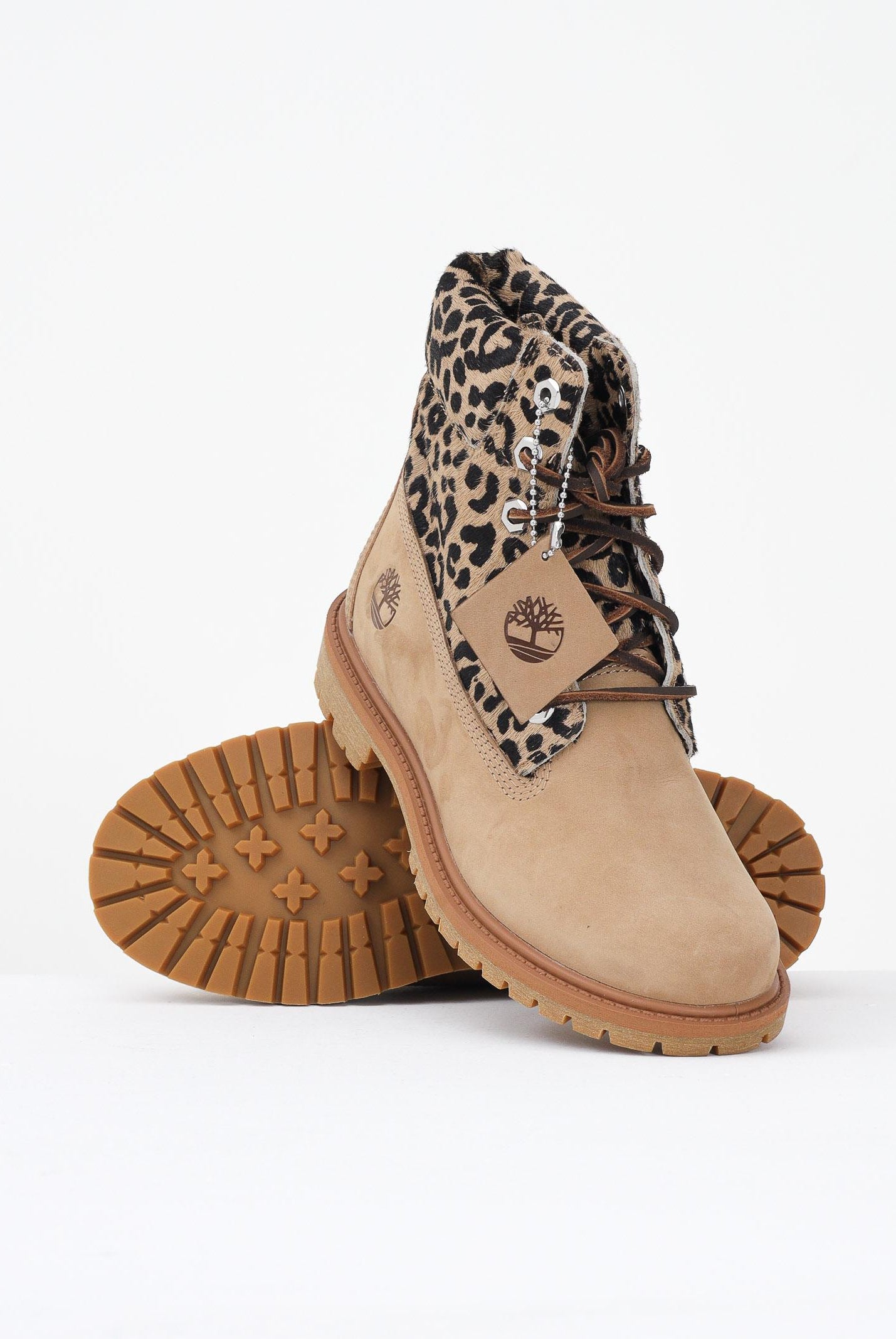 TIMBERLAND Anfibi Timberland® Premium 6-Inch beige e animalier da donna TB0A5M5NEN31 TIMBERLAND