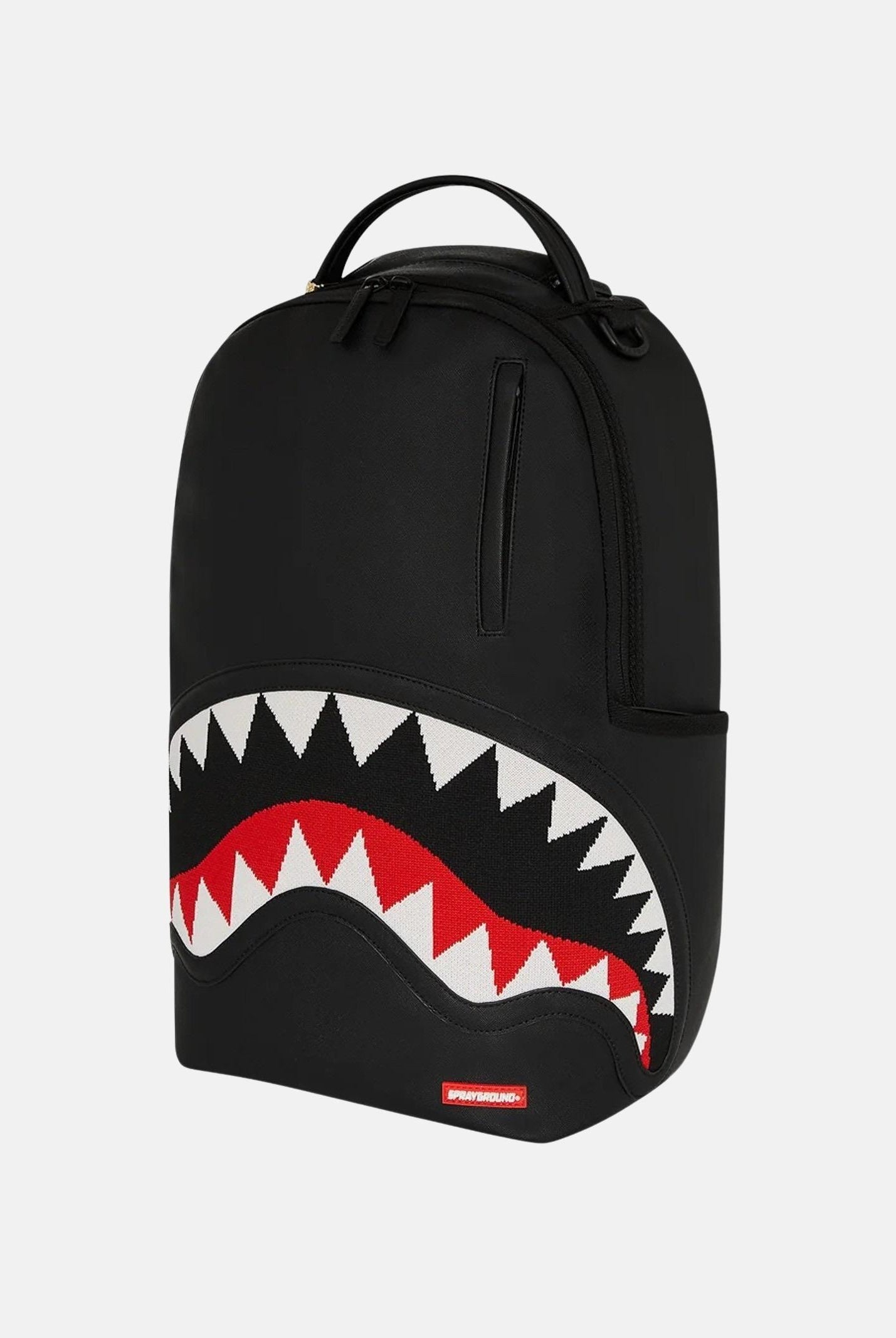 SPRAYGROUND Zaino Fly Knit Mouth Dlx- Satin nero per uomo e donna 910B7754NSZ SPRAYGROUND