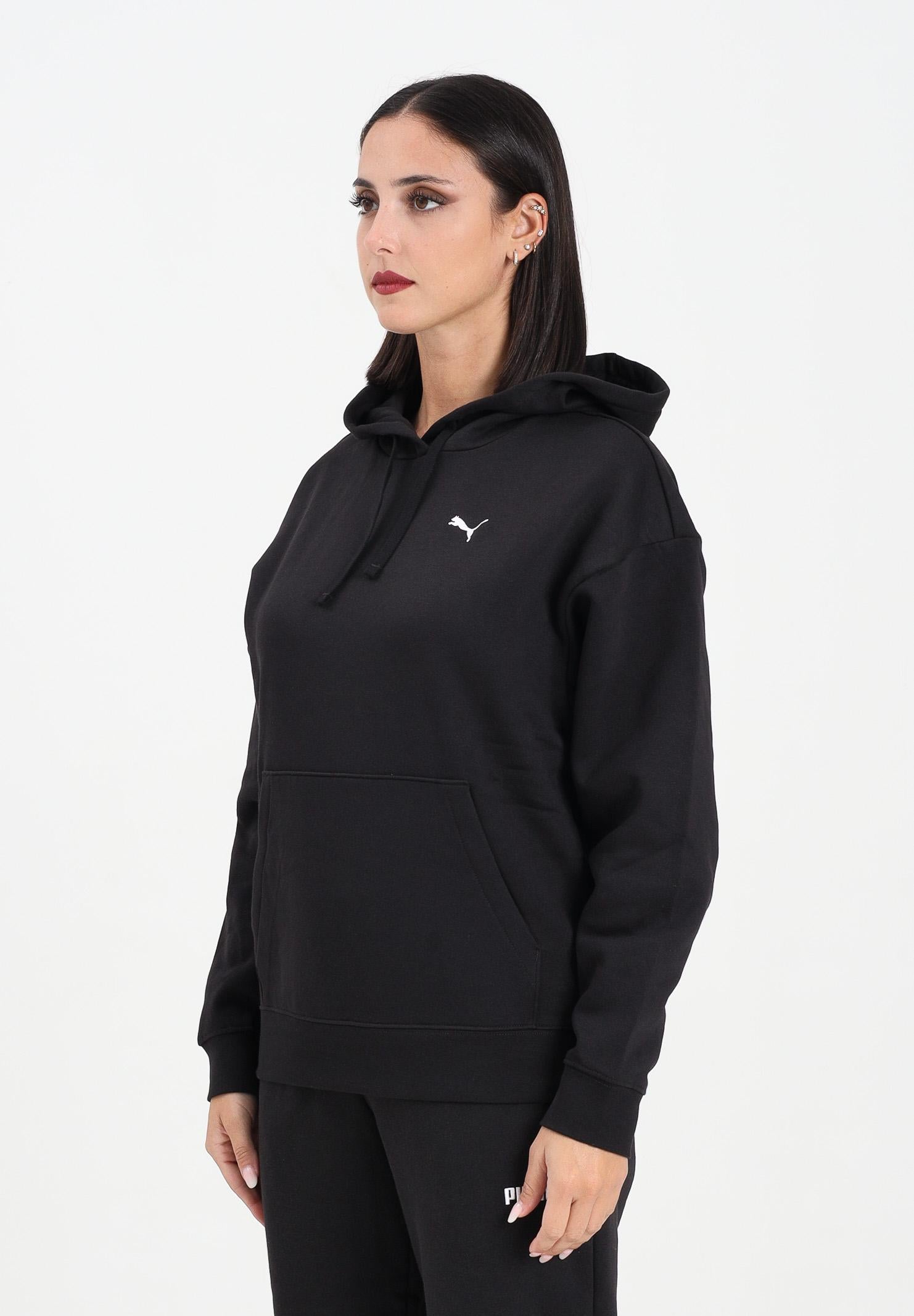PUMA Felpa con cappuccio ESS ELEVATED Comfort nera da donna 682384 01 PUMA