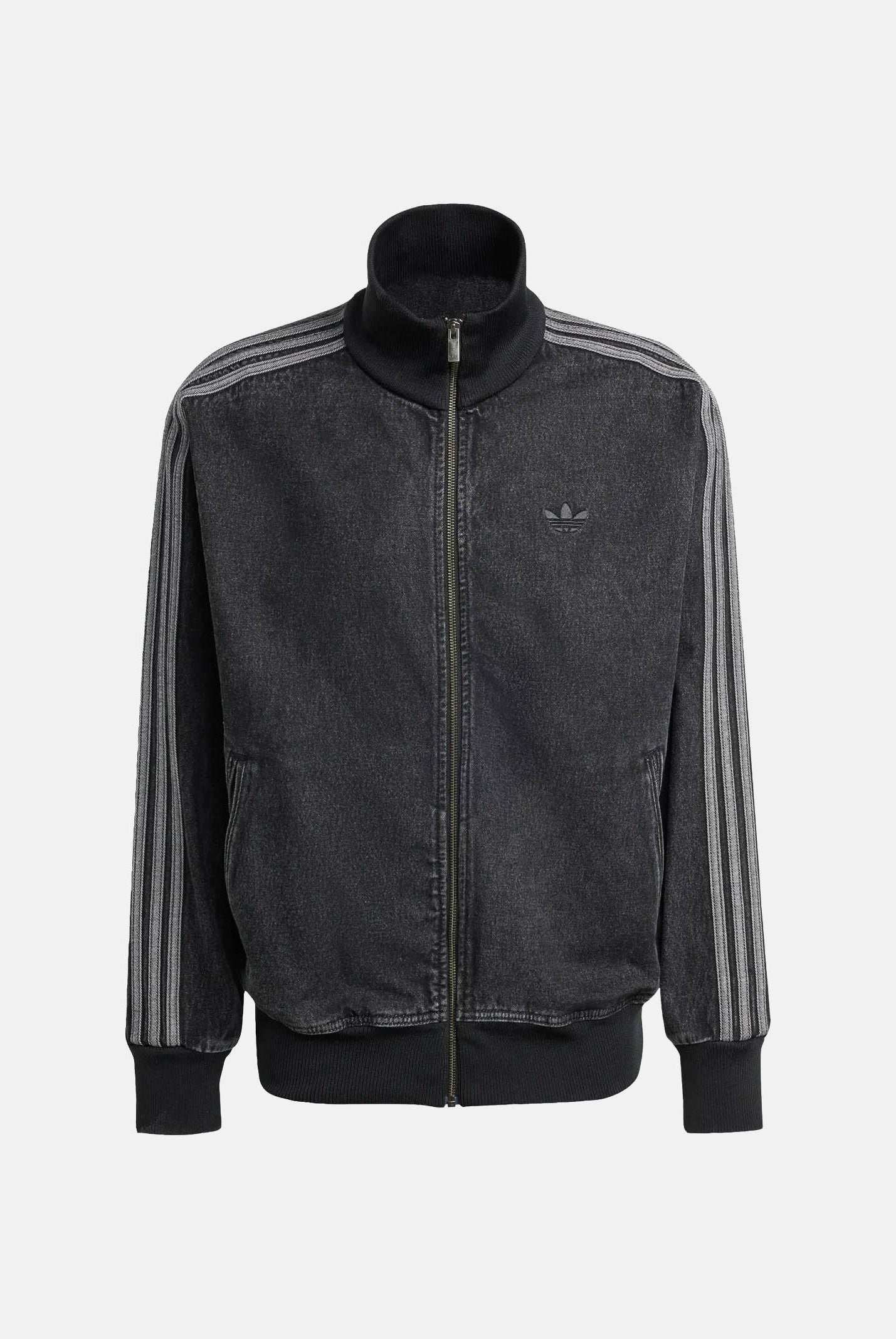 ADIDAS ORIGINALS Giubbotto Adicolor Denim Firebird nero da uomo KD1516 . ADIDAS ORIGINALS