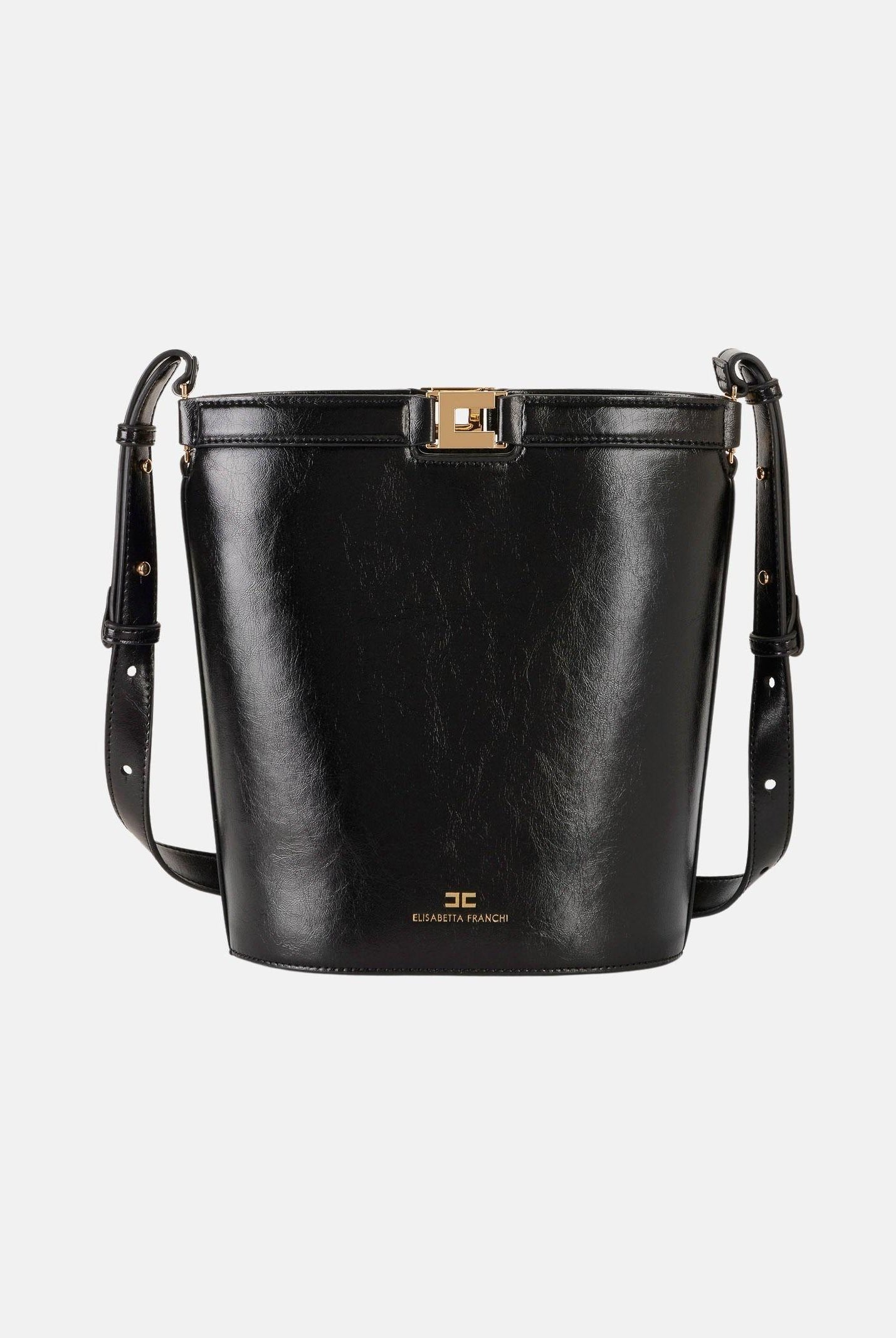 ELISABETTA FRANCHI Borsa a secchiello nera da donna BS16A61E2 110 ELISABETTA FRANCHI