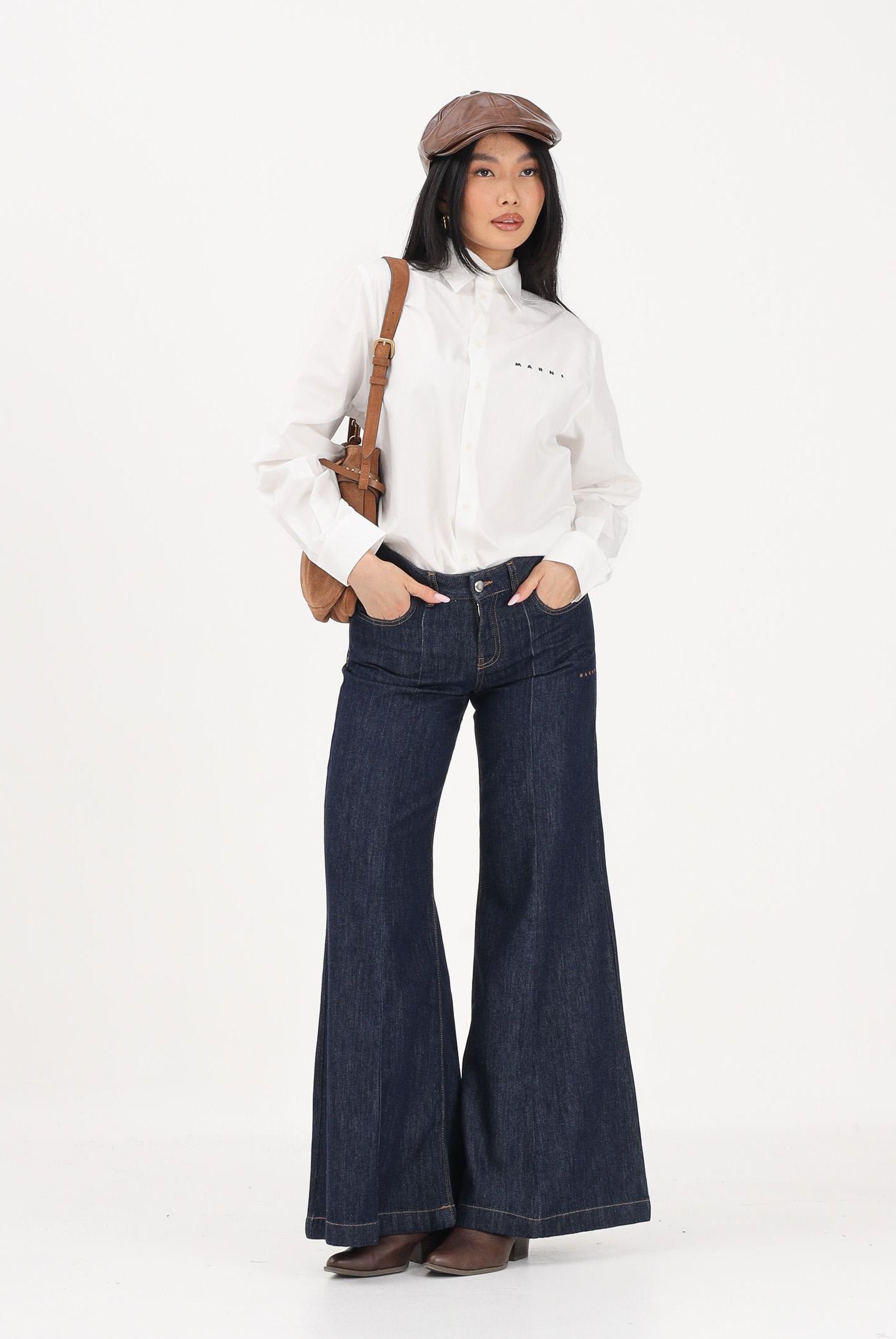 MARNI Jeans in denim blu per donna, ragazze e bambine M01808M00WG 0M01 MARNI
