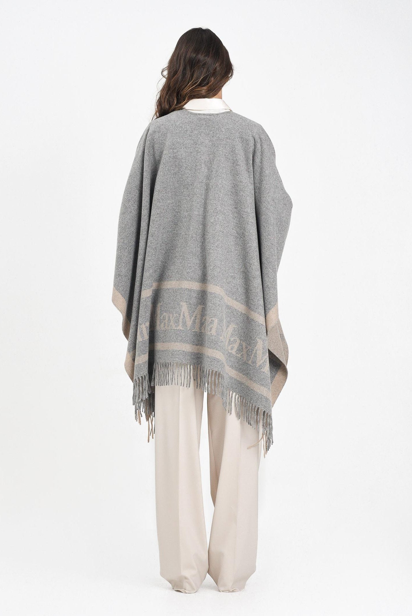 MAX MARA Mantella Hildestd grigia da donna 2526546021600 003 MAX MARA