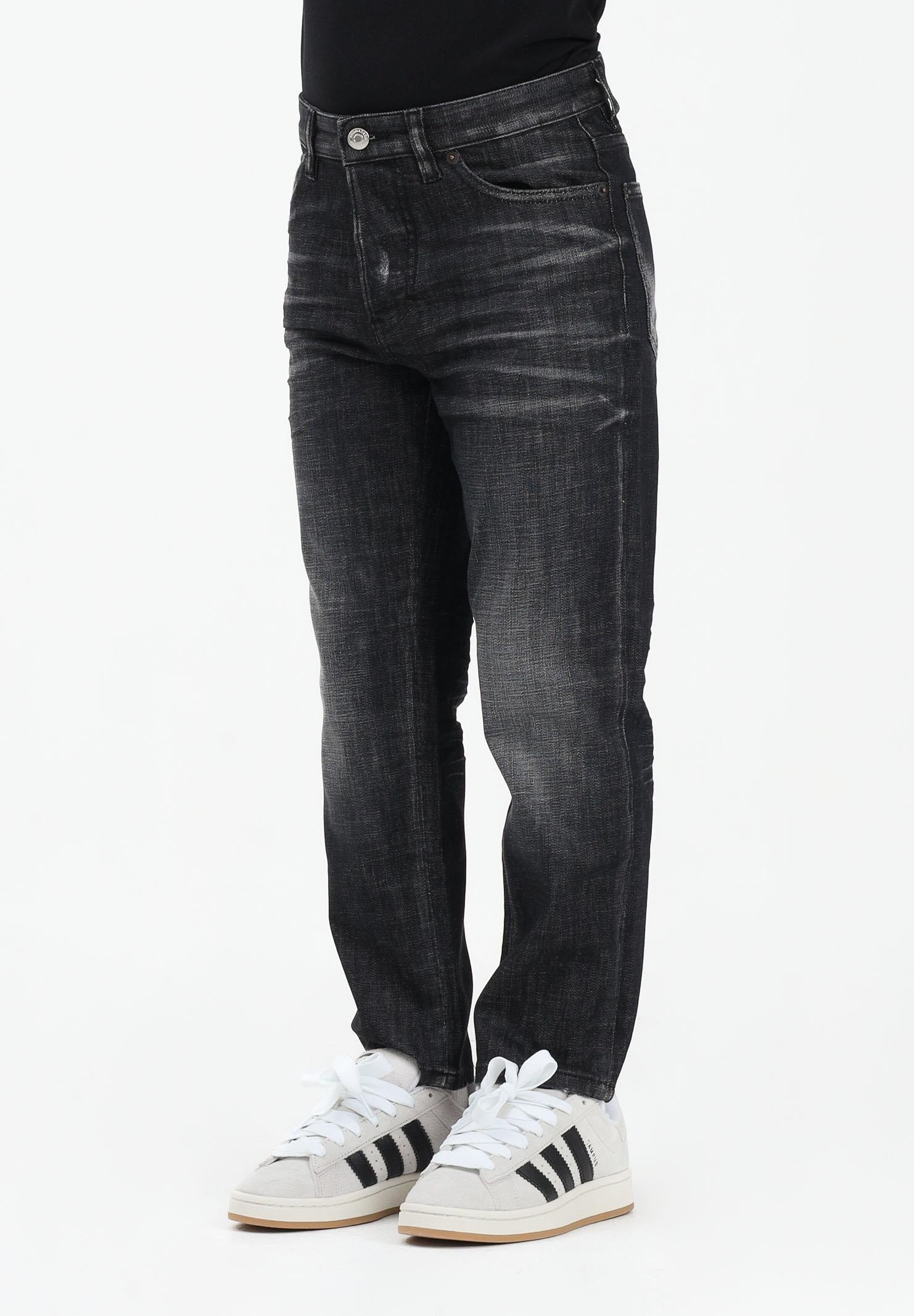 DSQUARED2 Jeans dritti Boss 10 in denim nero per donna, bambino e bambina DQ2241D0ABS DQ02 DSQUARED2