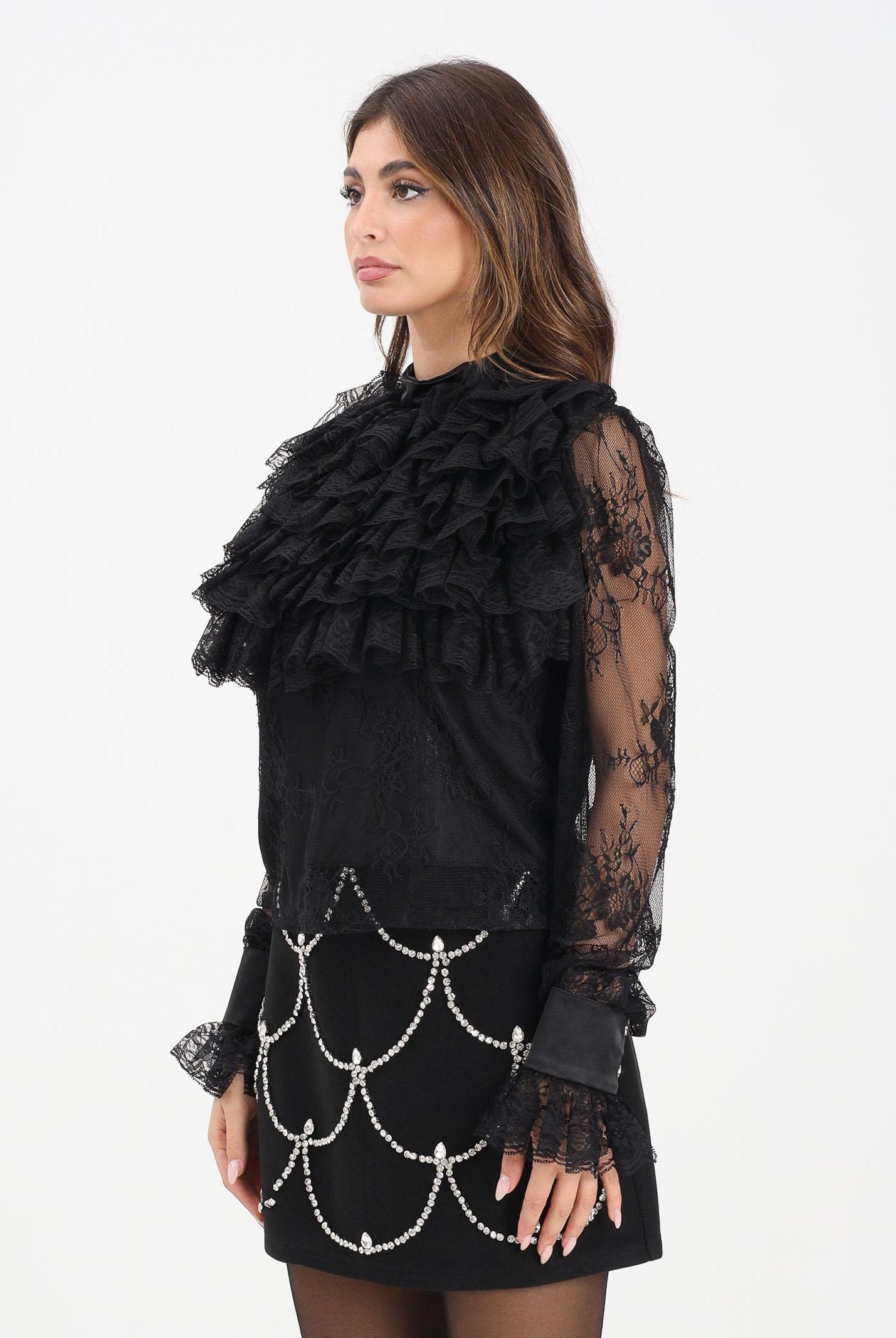 ODI ODI Blusa Fiano nera da donna FIANO230W5 D6 ODI ODI