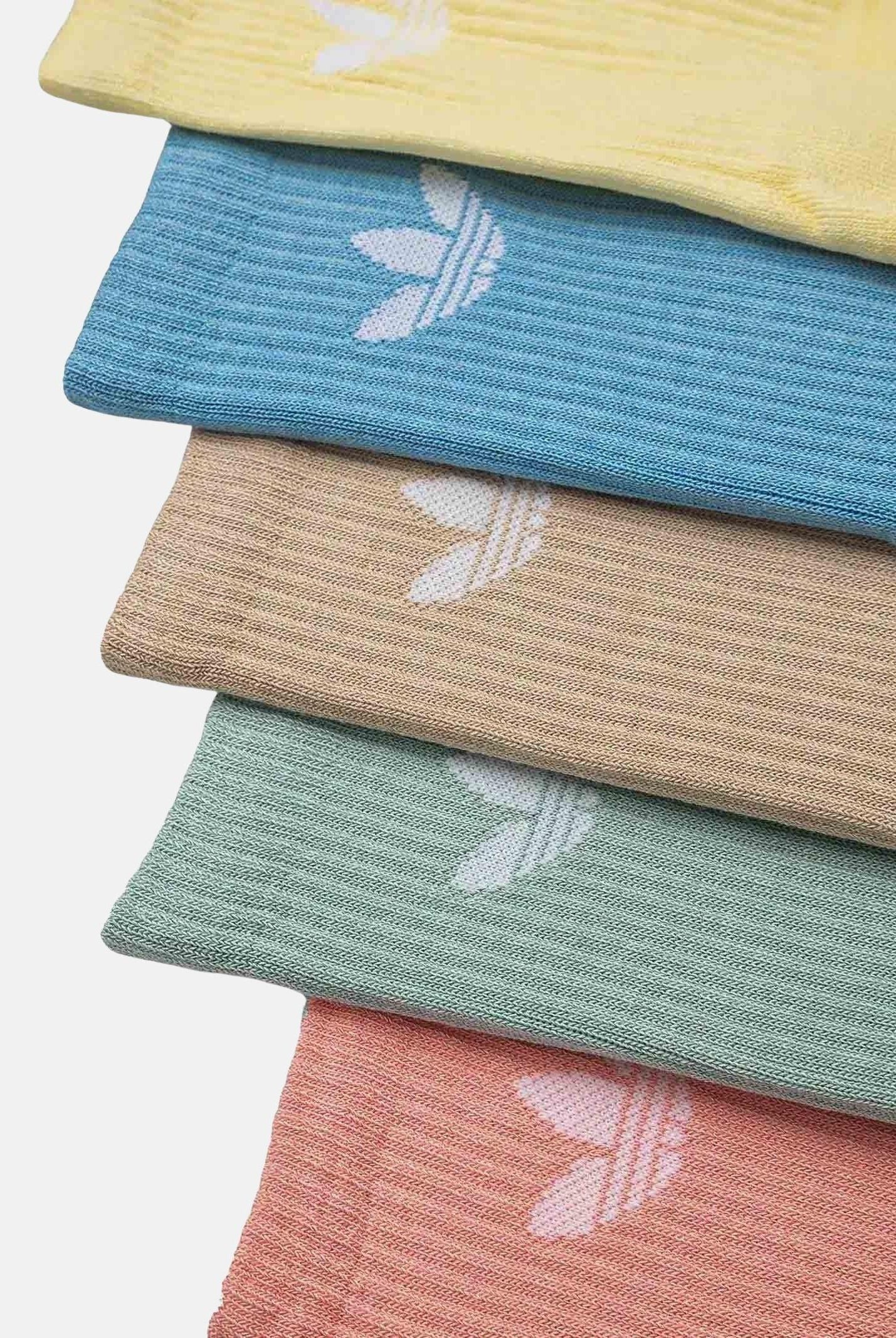 ADIDAS ORIGINALS Calzini (6paia) Trefoil Crew multicolore per uomo e donna JF6366 . ADIDAS ORIGINALS