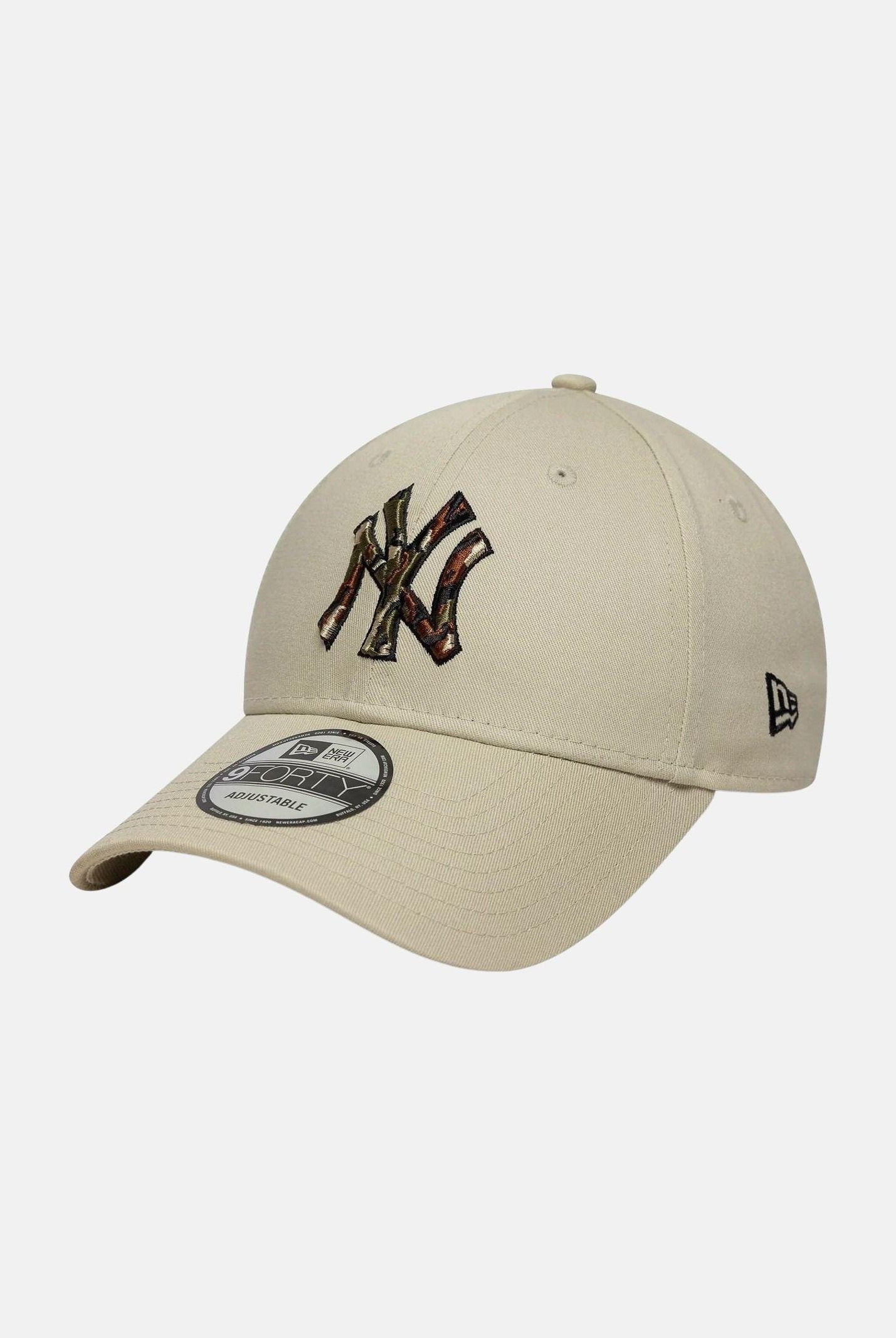 NEW ERA Cappello con visiera 9FORTY New York Yankees MLB Outline Camo beige da donna 60771850 . NEW ERA