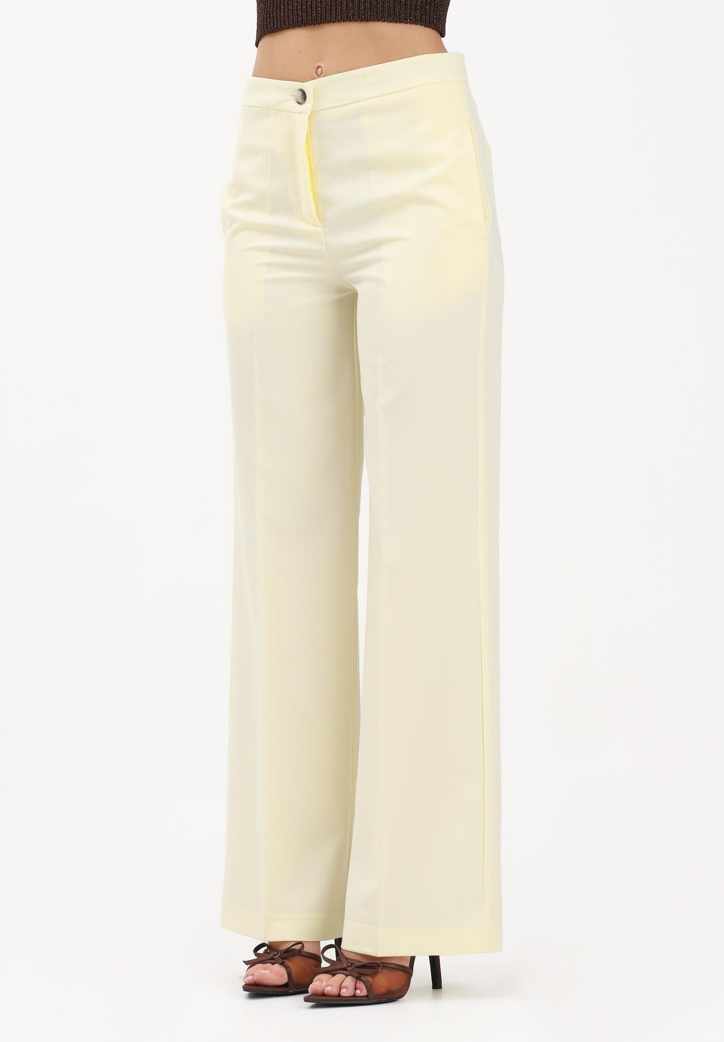 VICOLO Pantalone elegante giallo da donna TAB0025 GI VICOLO