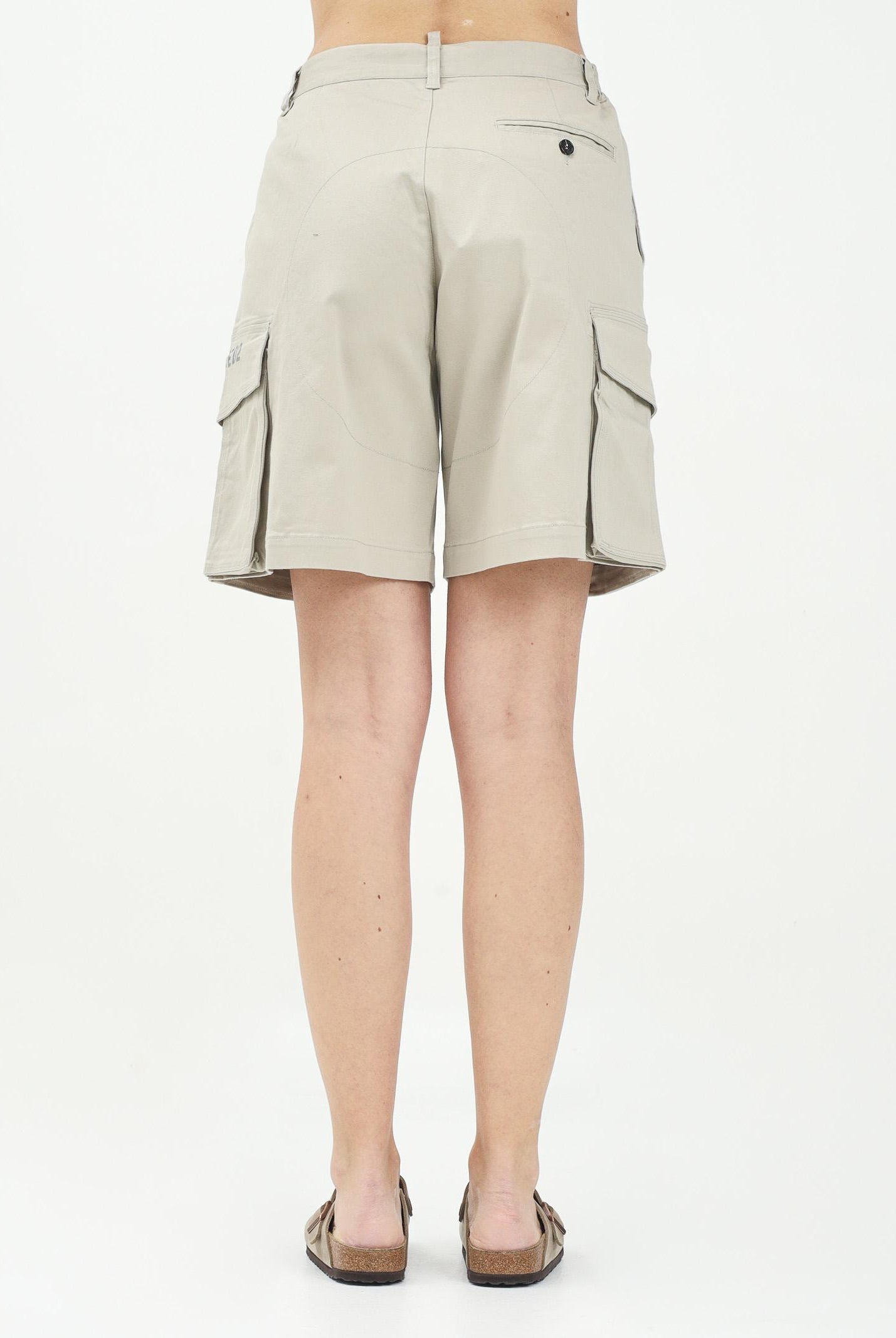 DSQUARED2 Bermuda cargo beige per donna, ragazzi e bambini DQ2773D0093 DQ717 DSQUARED2