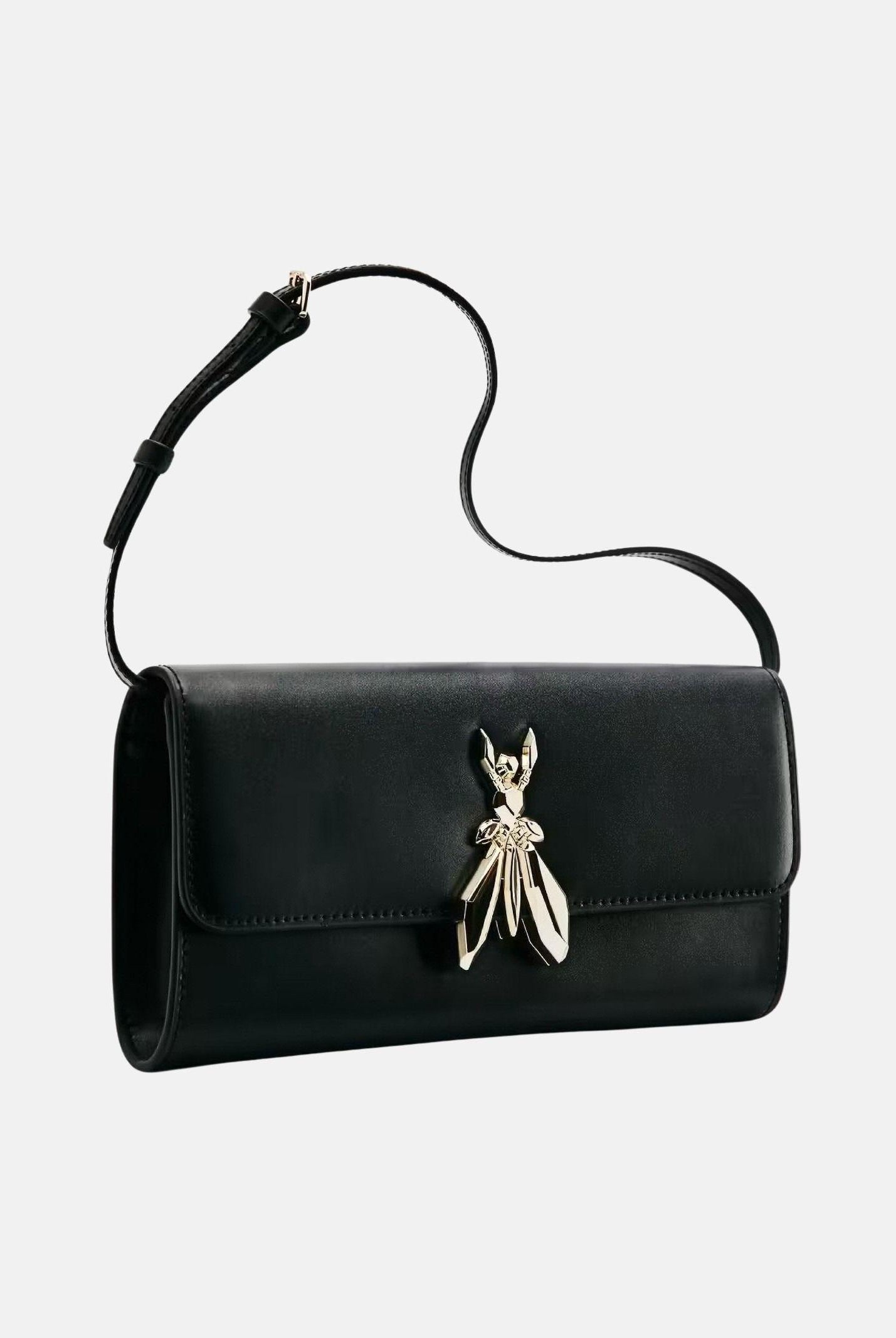 PATRIZIA PEPE Borsa a spalla Square Essential Fly nera da donna 8B0304L061 K103 PATRIZIA PEPE
