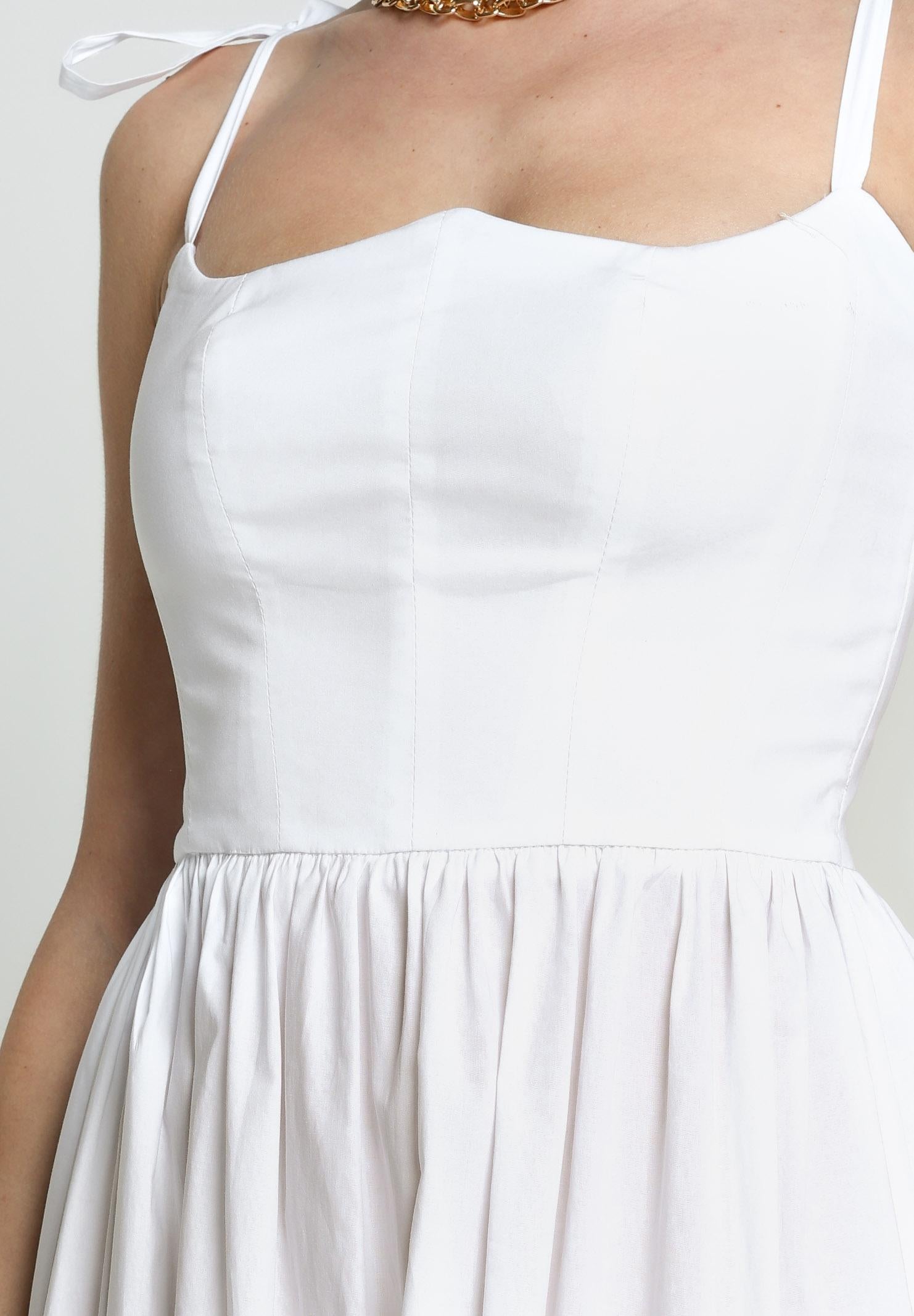 SANTAS Abito lungo DELIZIA bianco da donna PV2505 BIANCO SANTAS