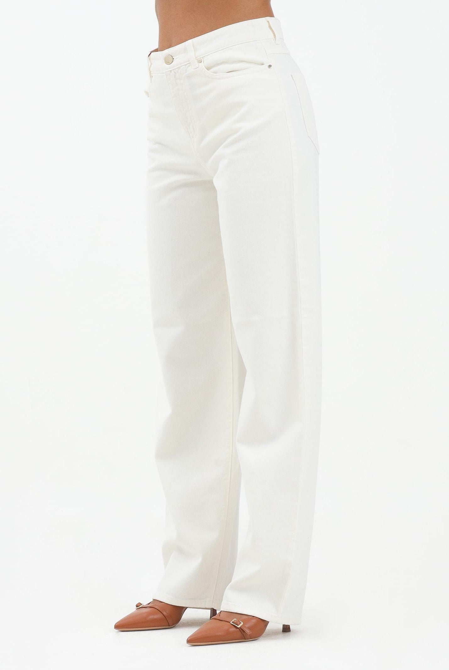 MAX MARA Jeans bianco da donna 2526136142600 008 MAX MARA
