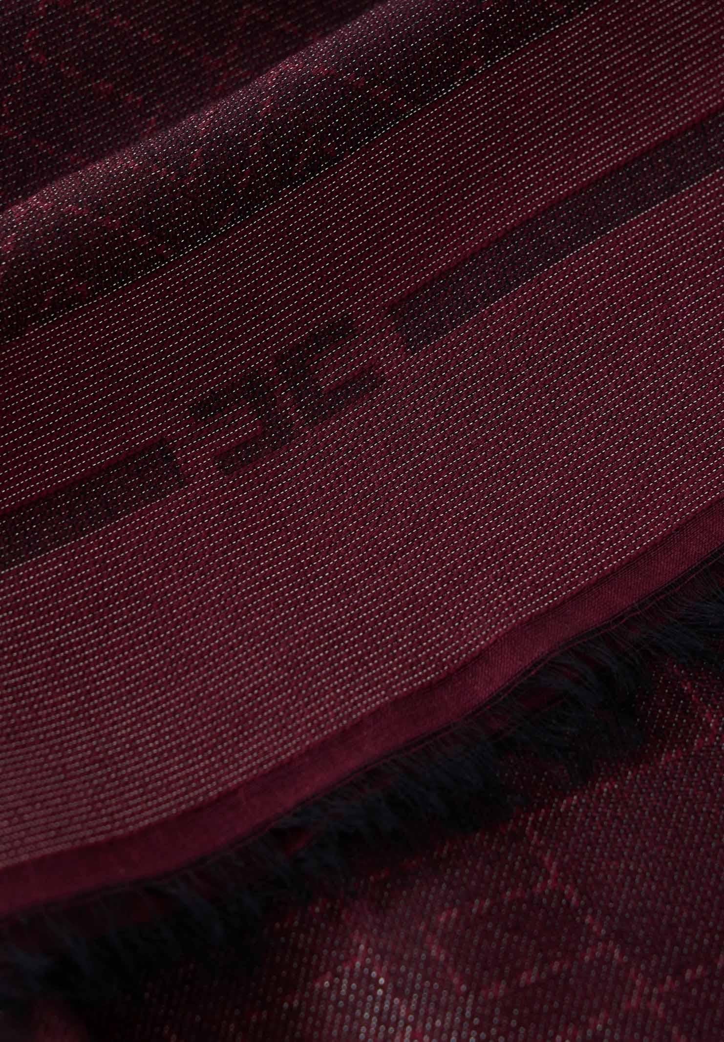 ELISABETTA FRANCHI Pashmina bordeaux da donna con logo SC12F56E2 EA4 ELISABETTA FRANCHI