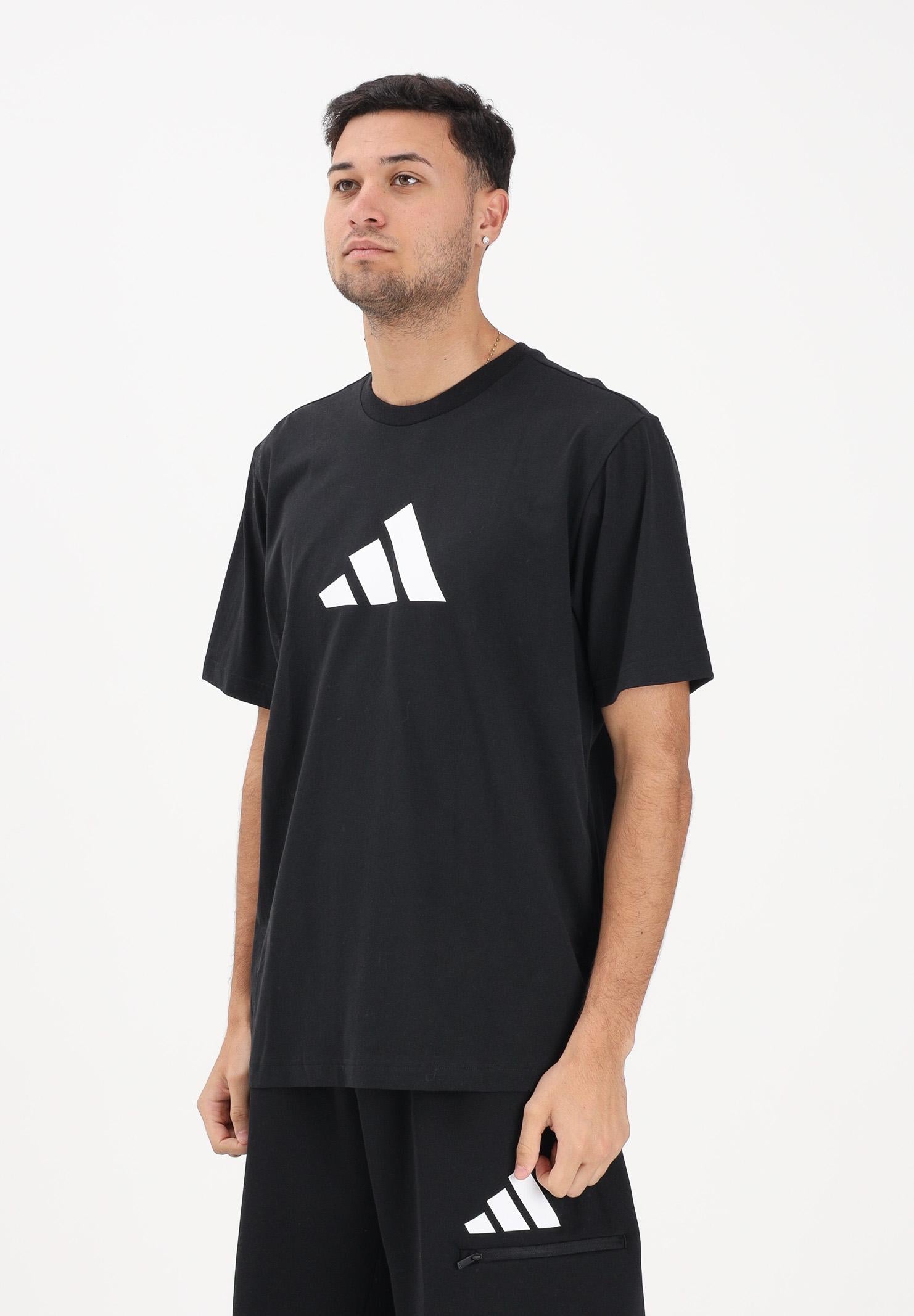ADIDAS PERFORMANCE T-shirt a manica corta FUTURE ICONS nera da uomo JI8770 . ADIDAS PERFORMANCE