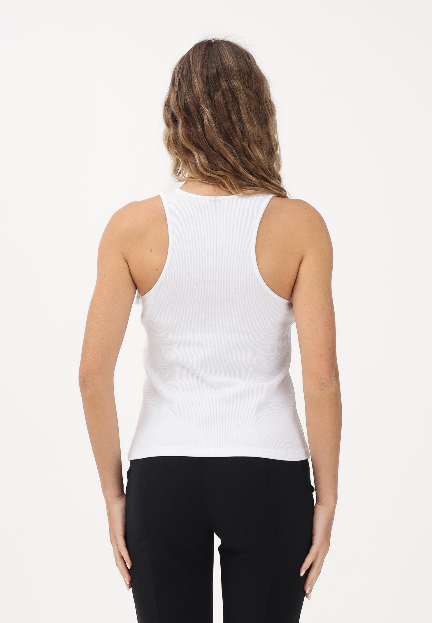 PATRIZIA PEPE Canotta bianca da donna con logo 8M1617J216 W103 PATRIZIA PEPE