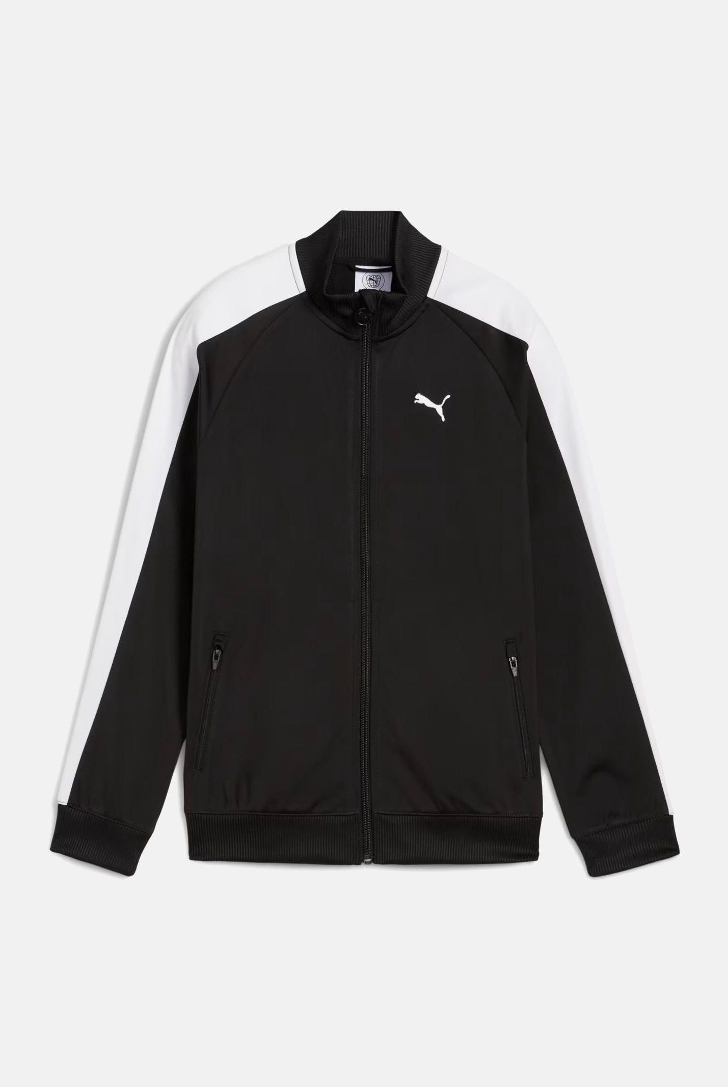 PUMA Felpa con zip T7 ALWAYS ON nera per bambino e bambina 629875 01 PUMA