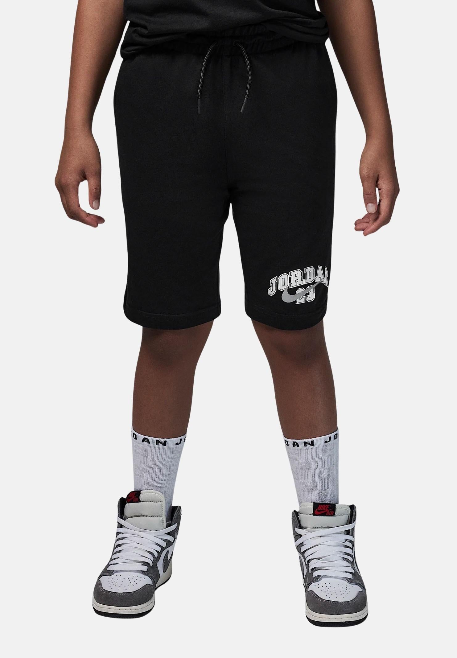JORDAN Shorts sportivo MVP French Terry nero da bambino 95F051 023 JORDAN