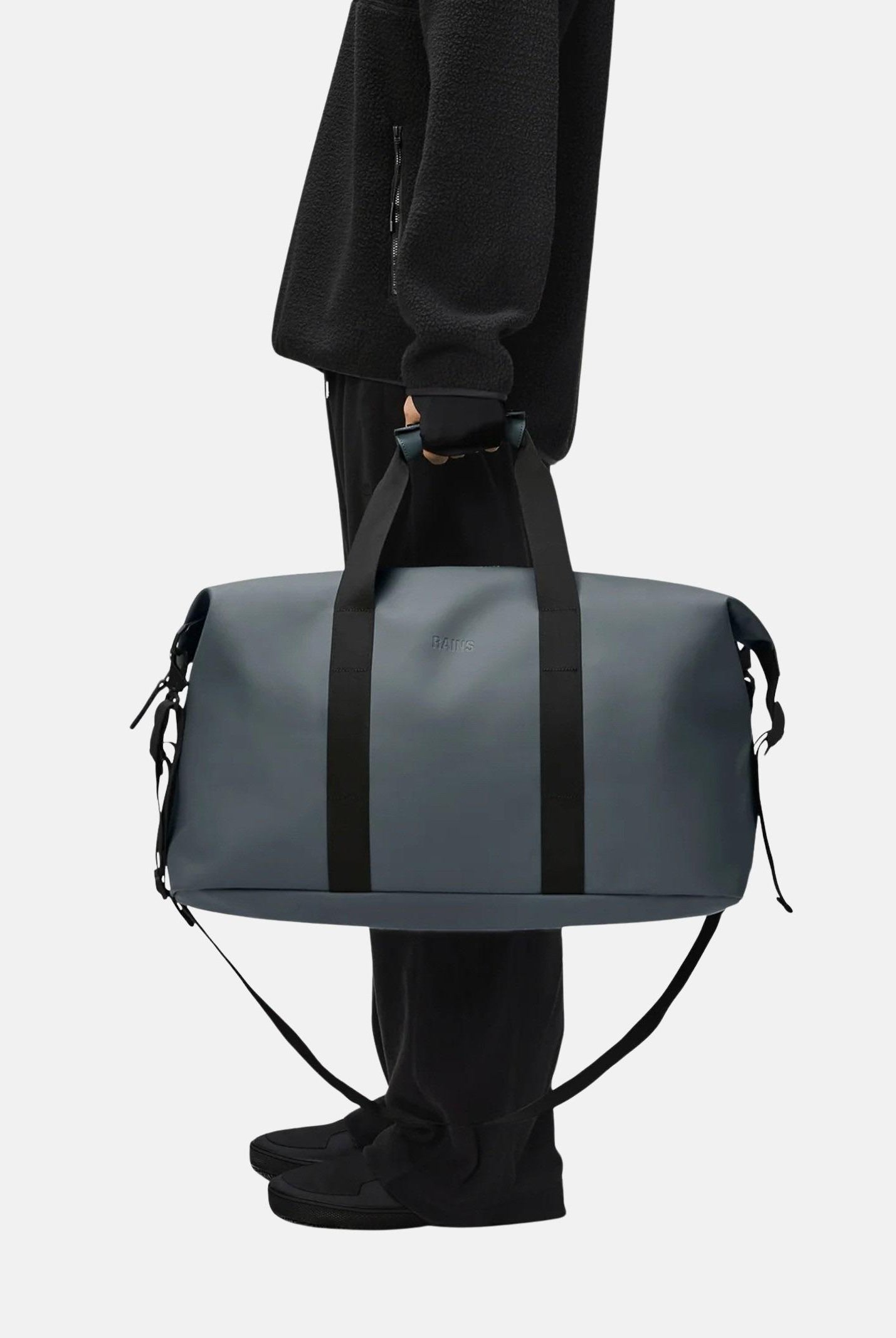 RAINS Borsone Hilo Weekend blu laguna per uomo e donna RA14200 LAG RAINS