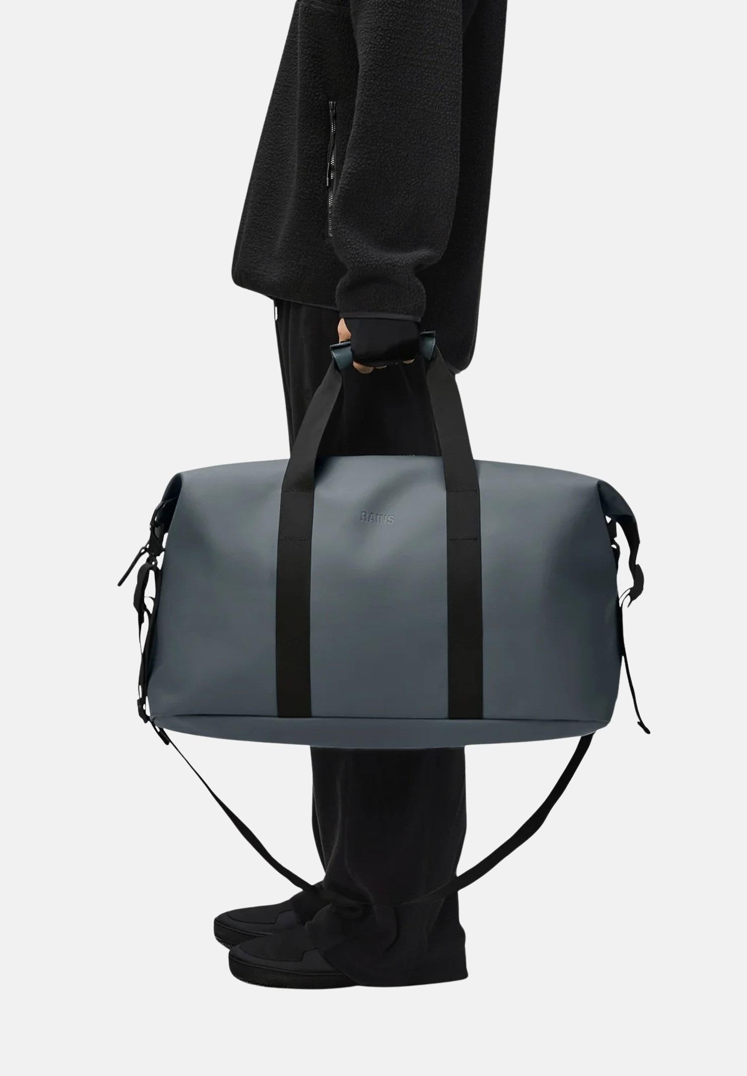 RAINS Borsone Hilo Weekend blu laguna per uomo e donna RA14200 LAG RAINS