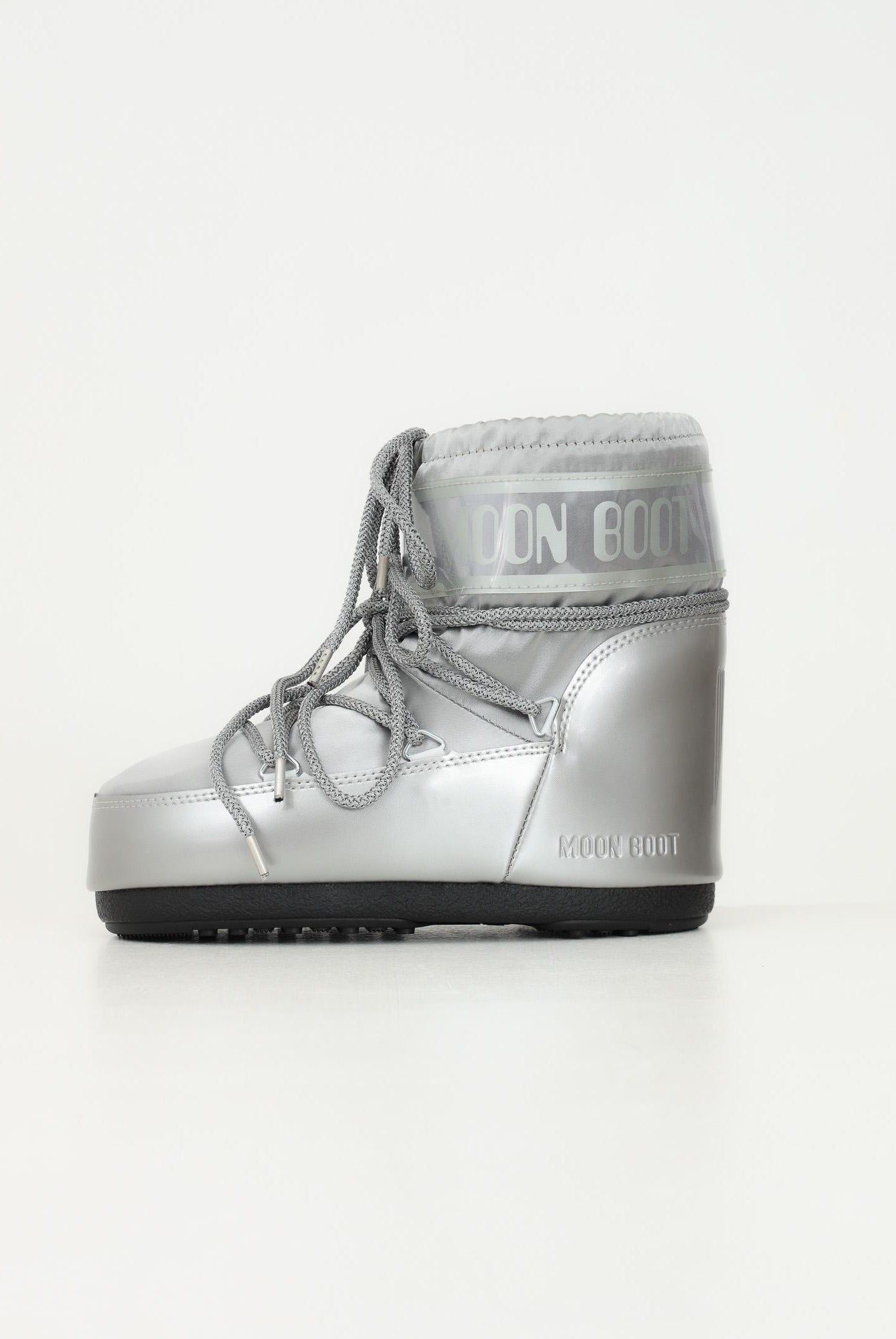 MOON BOOT Stivali da neve ICON LOW GLANCE argento da donna 80D1409350 H001 MOON BOOT