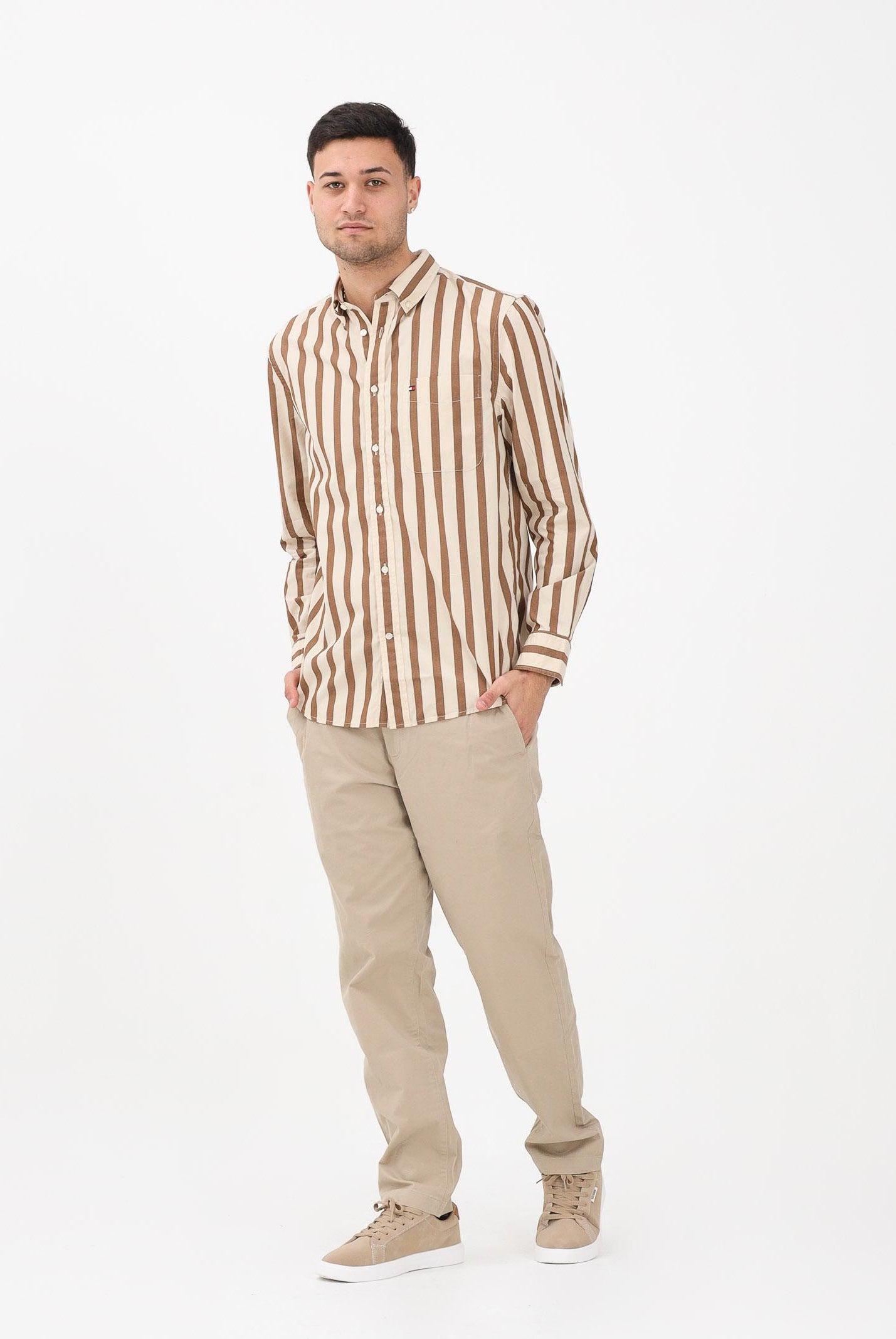 TOMMY HILFIGER Pantalone khaki da uomo MW0MW40690 AEG TOMMY HILFIGER