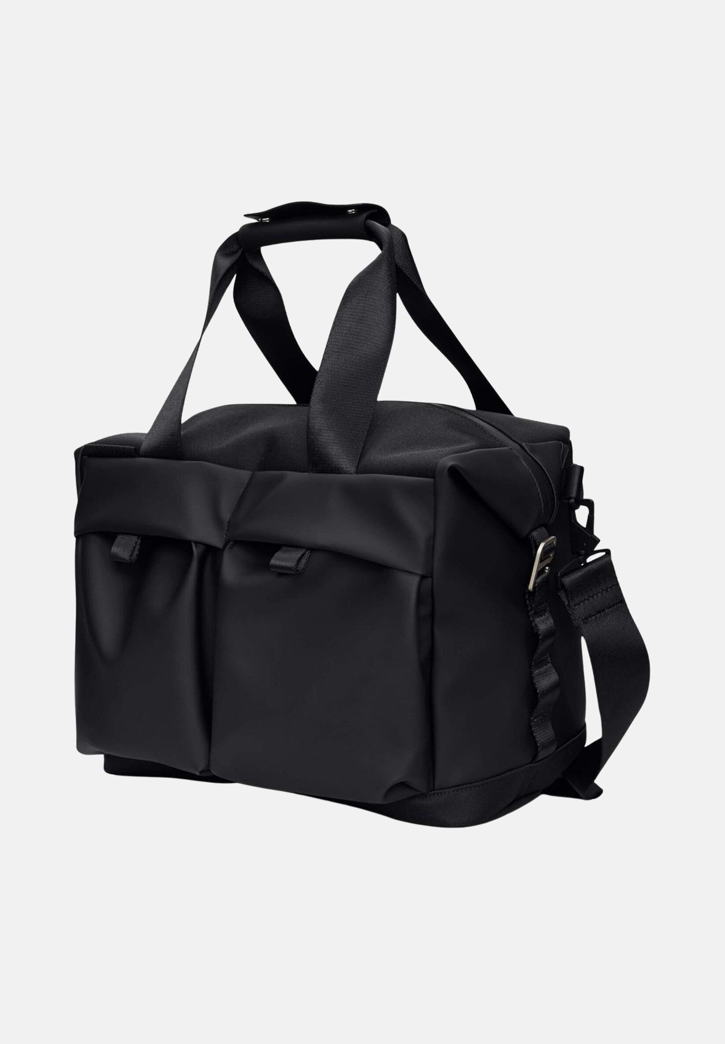 RAINS Borsone Otaru Weekend nero per uomo e donna RA12970 BLA RAINS