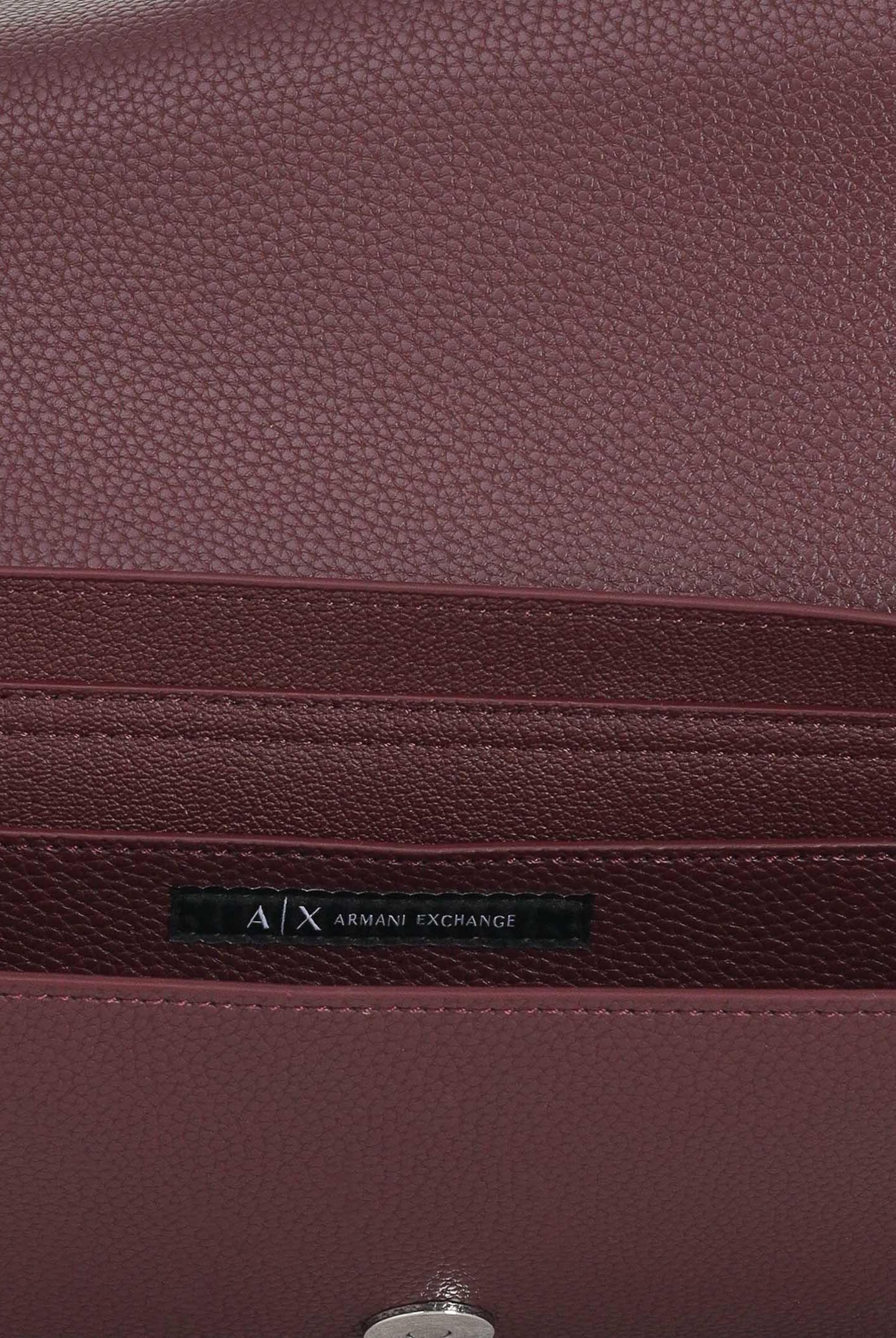 ARMANI EXCHANGE Borsa a tracolla bordeaux da donna con logo 942912CC783 UA343 ARMANI EXCHANGE