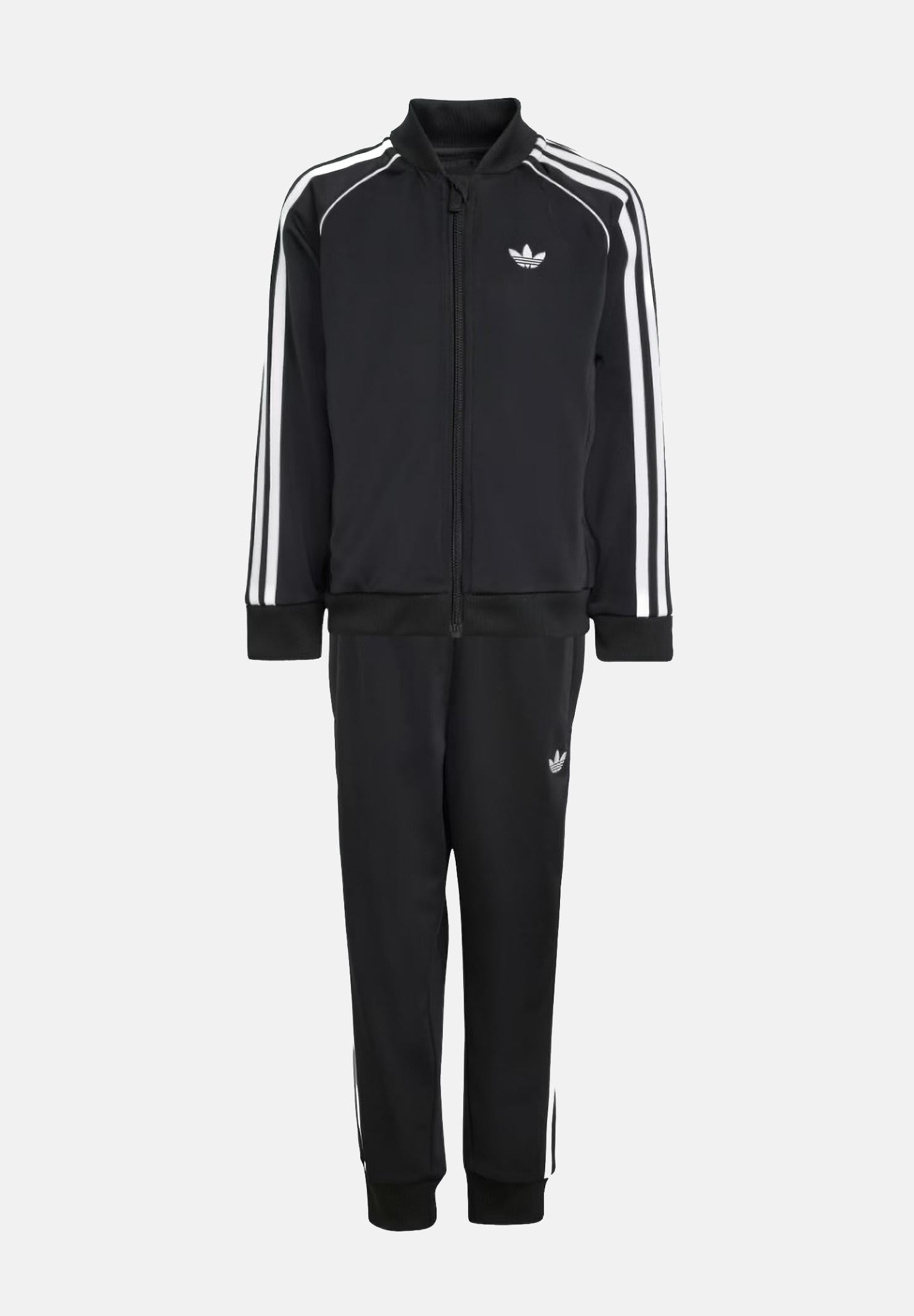 ADIDAS ORIGINALS Tuta SST nera per bambino e bambina KD5741 . ADIDAS ORIGINALS