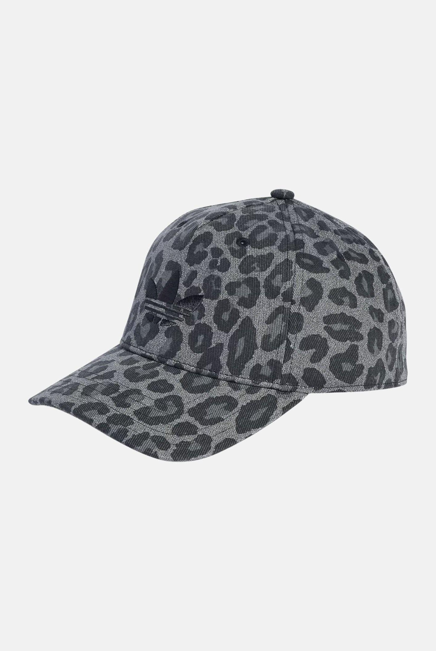 ADIDAS ORIGINALS Cappello con visiera Leopard Baseball in denim grigio per uomo e donna JW8035 . ADIDAS ORIGINALS