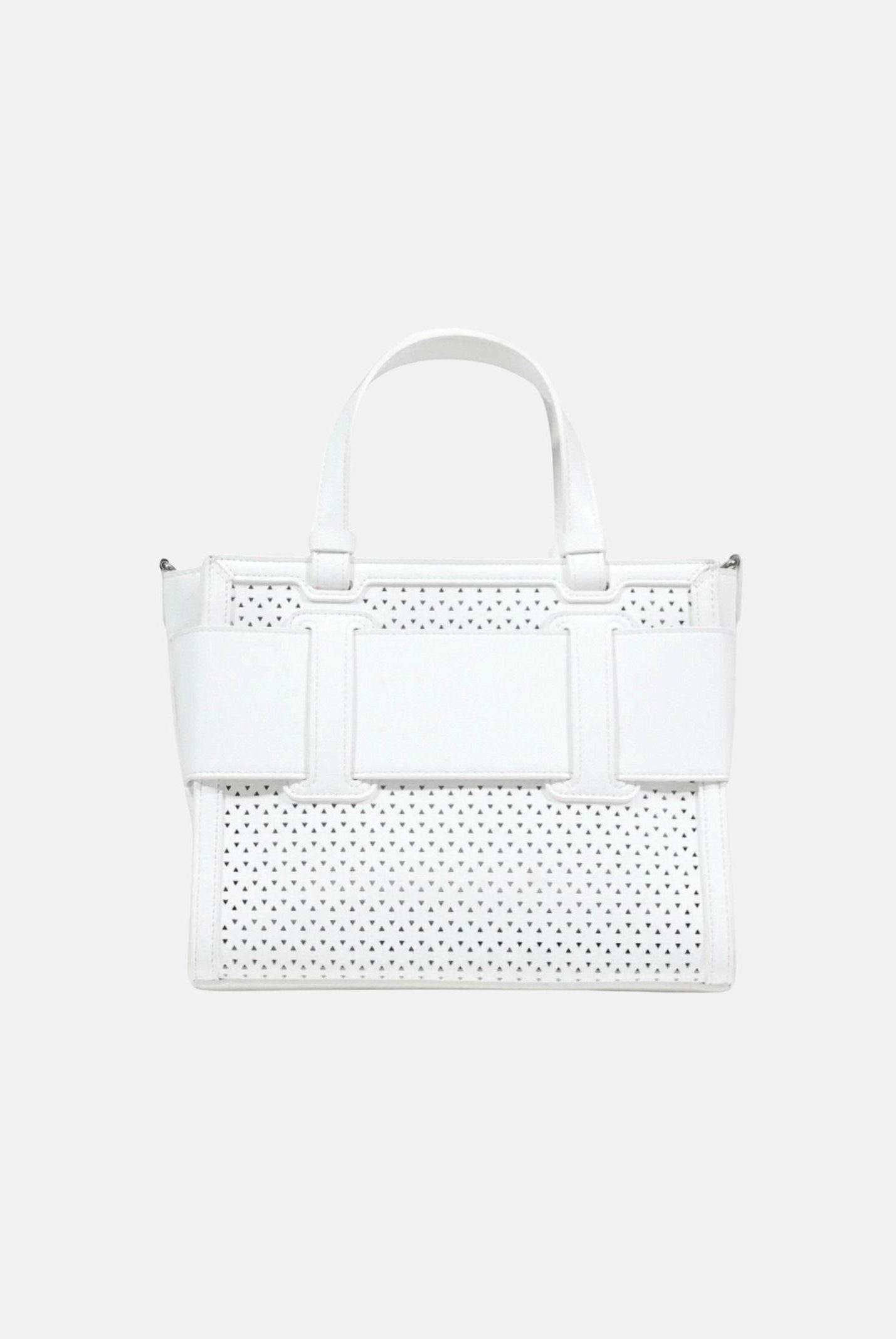 ARMANI EXCHANGE Borsa a mano bianca da donna con fibbia logo XW000392AF22626 U0011 ARMANI EXCHANGE