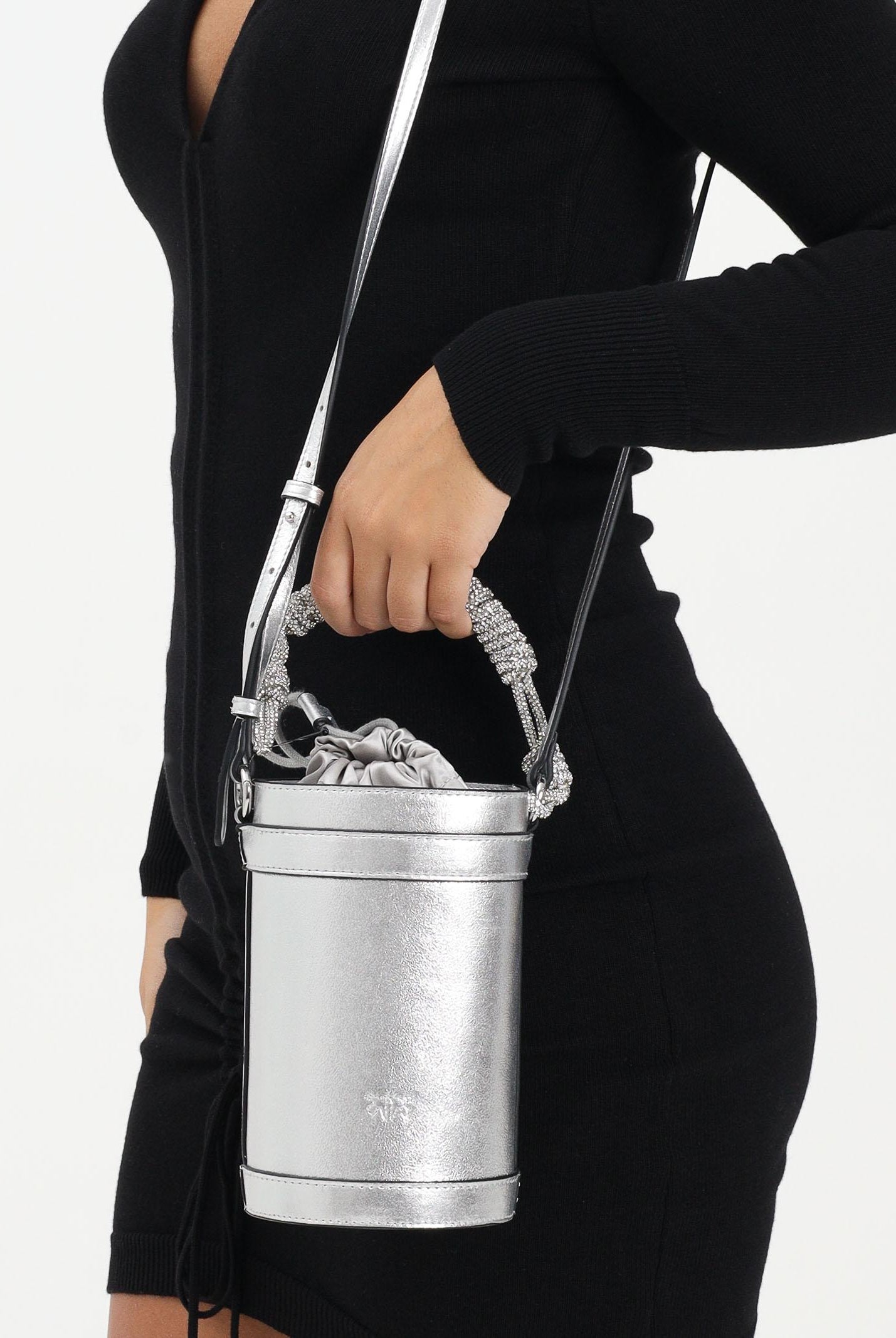 PINKO Mini bucket argento da donna 105910A291 ZZFN PINKO