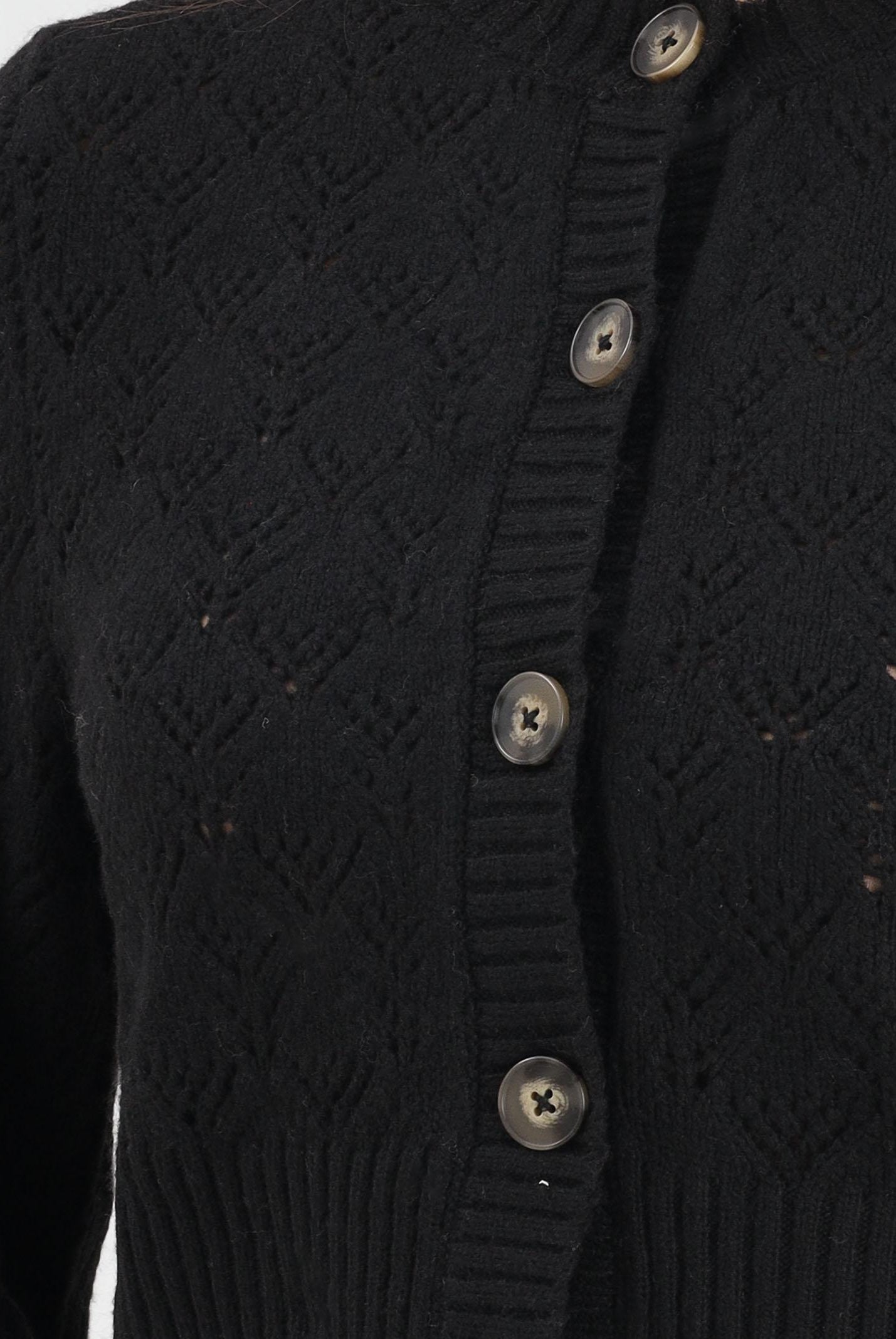 JDY Cardigan corto nero da donna 15355619 Black JDY