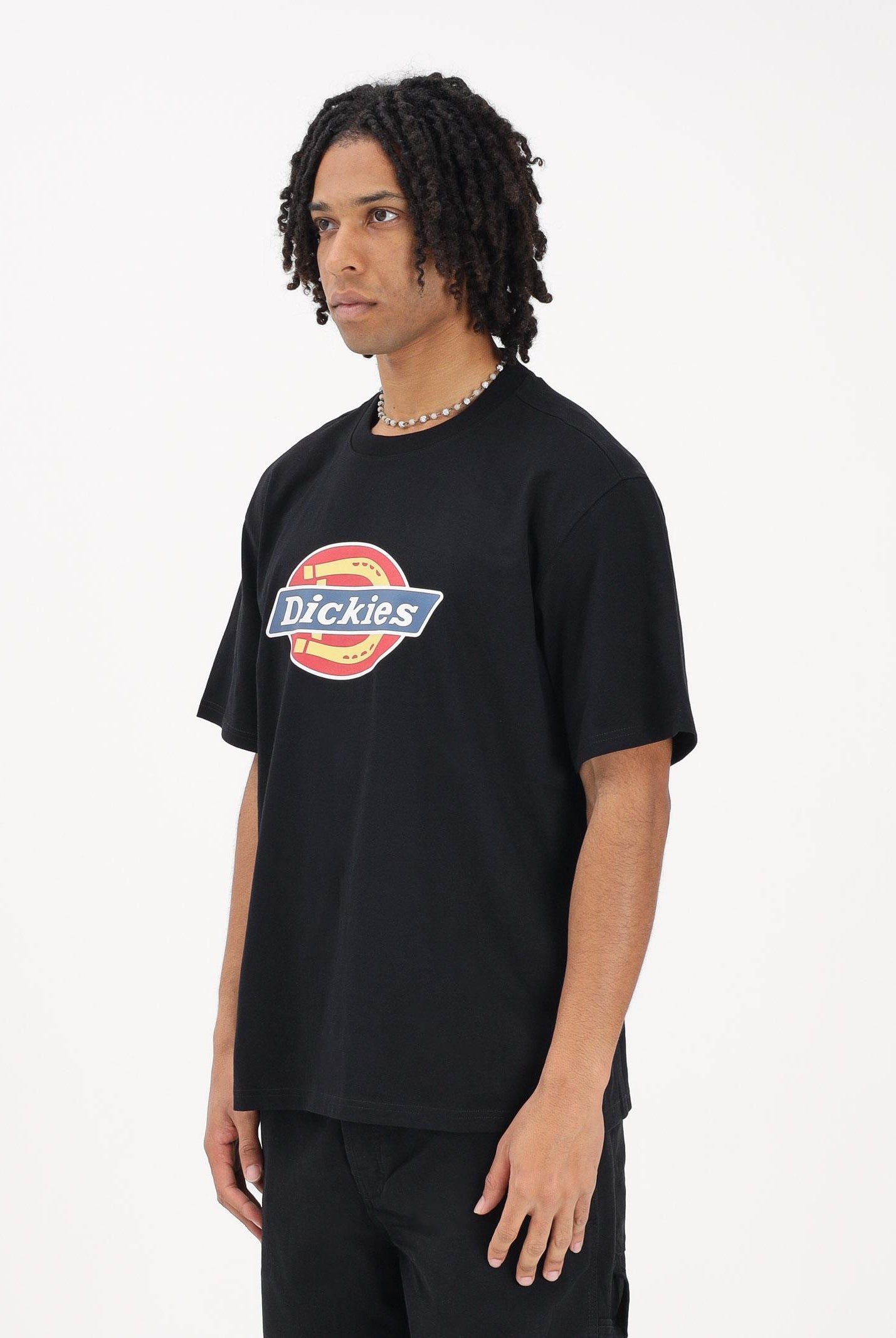 DICKIES T-shirt a manica corta Icon nera da uomo DK0A88FGBLK1 . DIckies