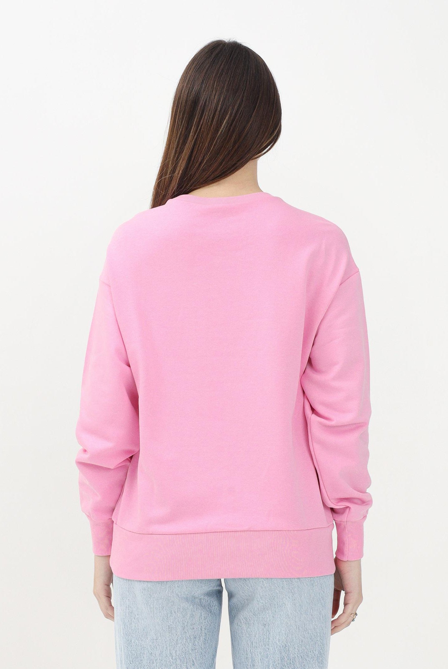 N21 Felpa girocollo rosa per donna, ragazze e bambine con il logo "N°21" stampato N21A23N0154 0N318 N21