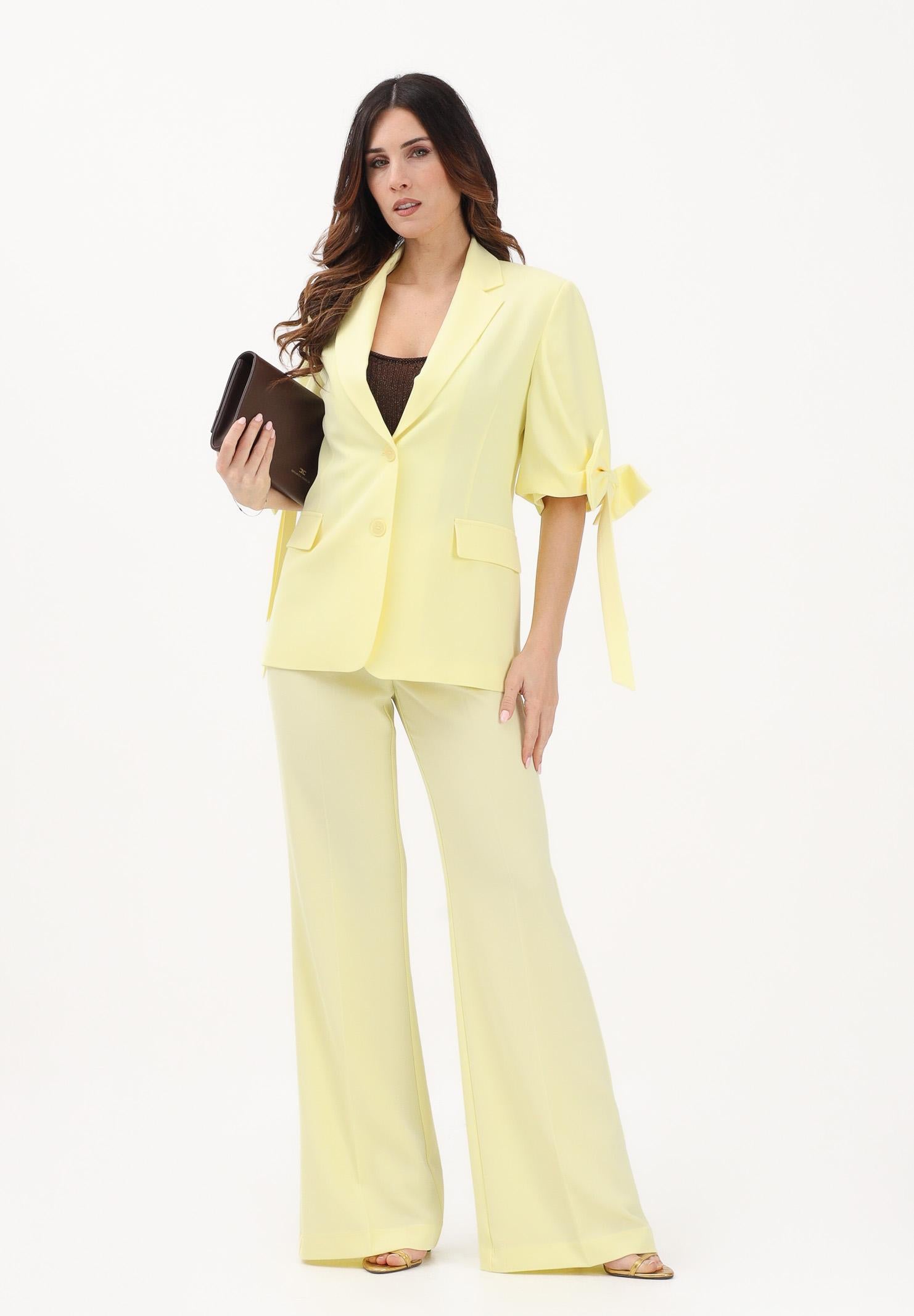 VICOLO Pantalone elegante giallo da donna TAB0242 ABU20 VICOLO