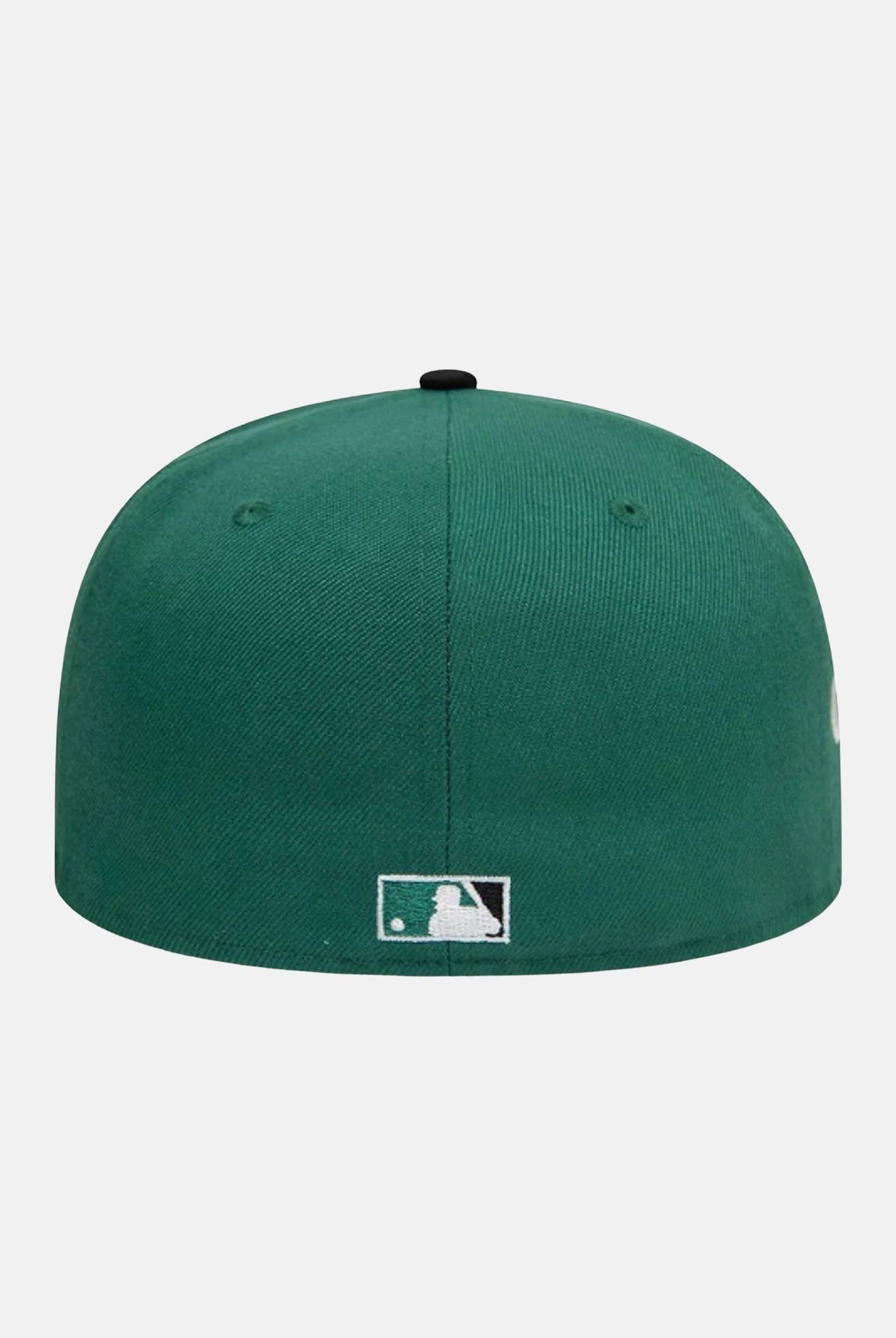 Cappello con visiera 59FIFTY New York Mets Visor Clip nero e verde da uomo 60595321 . NEW ERA