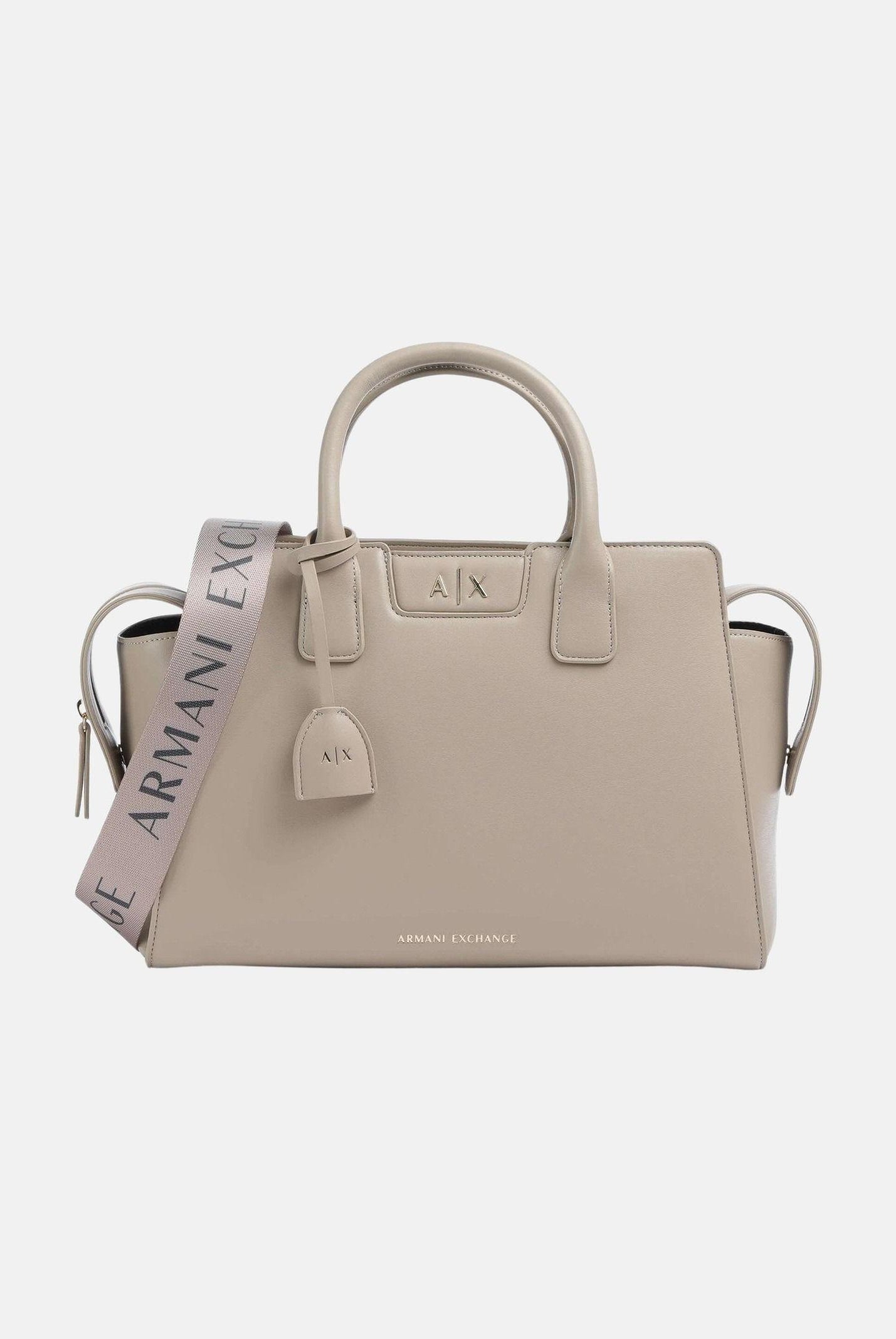 ARMANI EXCHANGE Borsa a mano beige da donna con logo XW002158AF19892 U6223 ARMANI EXCHANGE