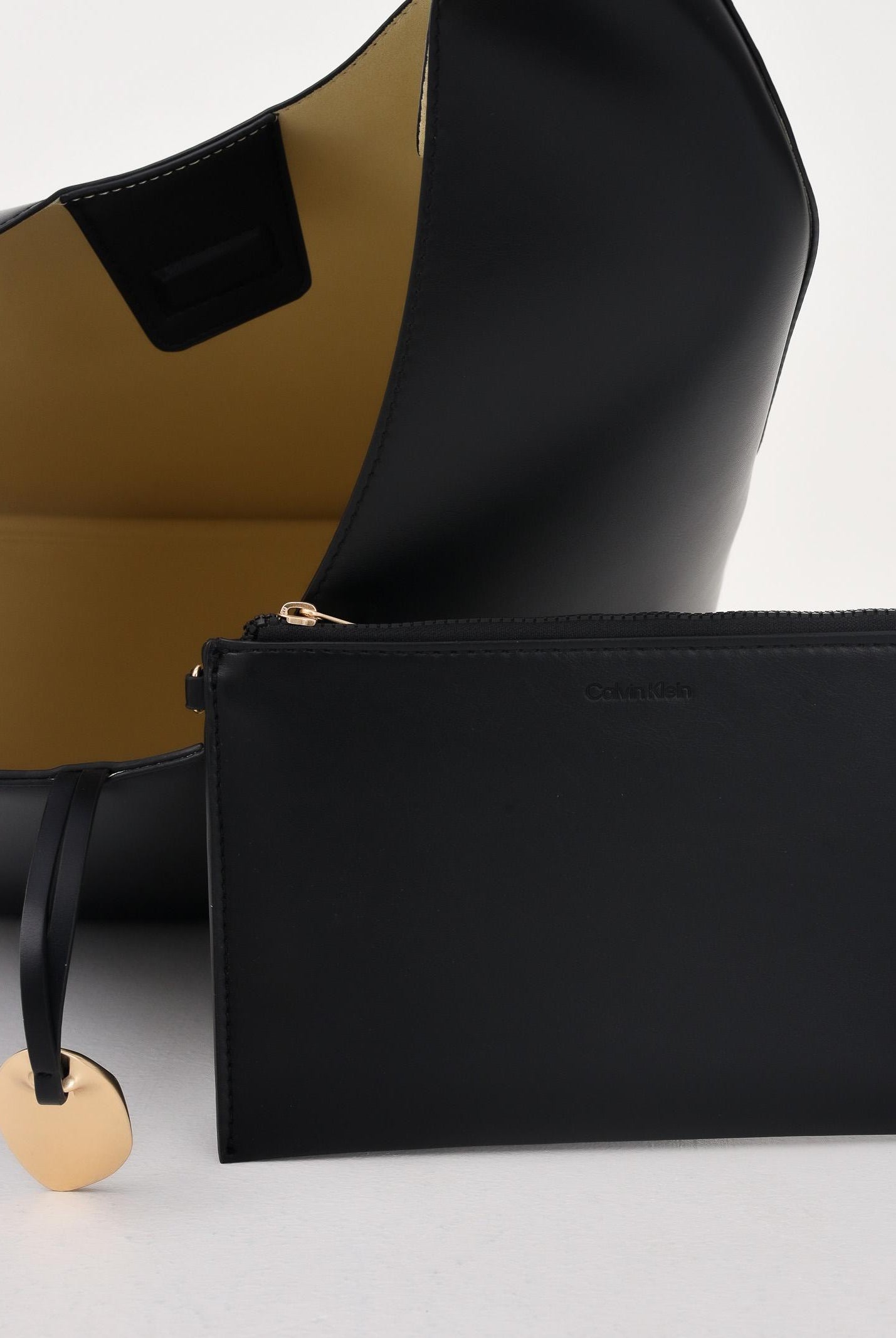 CALVIN KLEIN Shopper nera da donna con pochette LV04K3149G UB1 CALVIN KLEIN