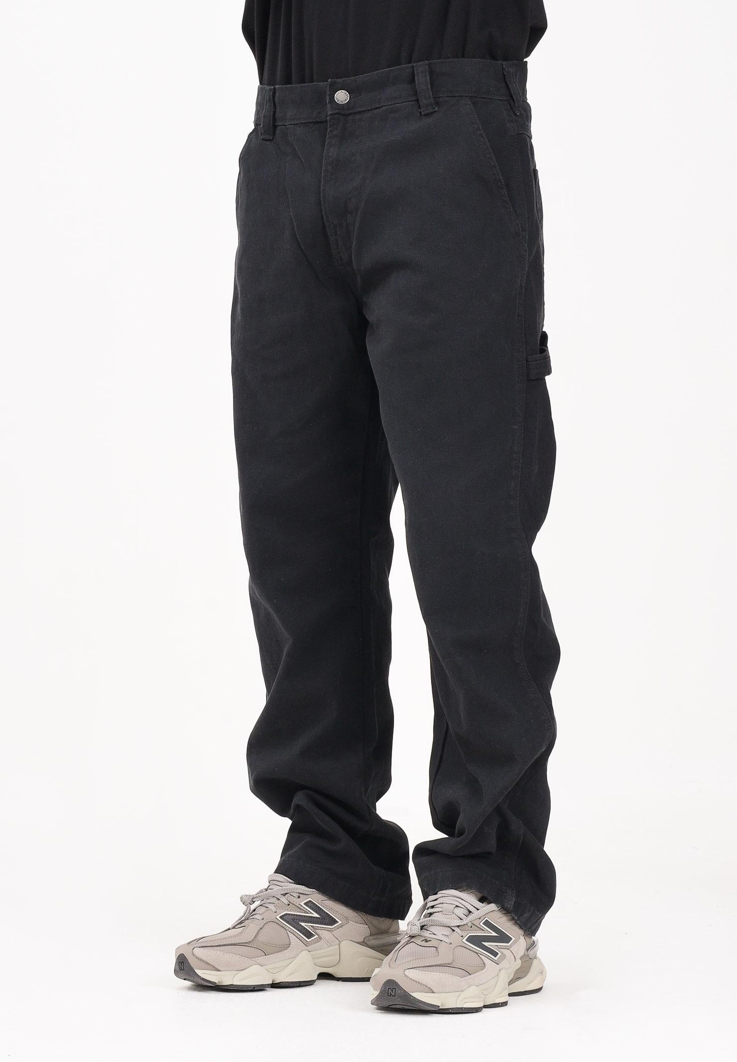 DICKIES JEANS cargo CARPENTER CANVAS nero da uomo DK0A87PDBLK1 . DIckies