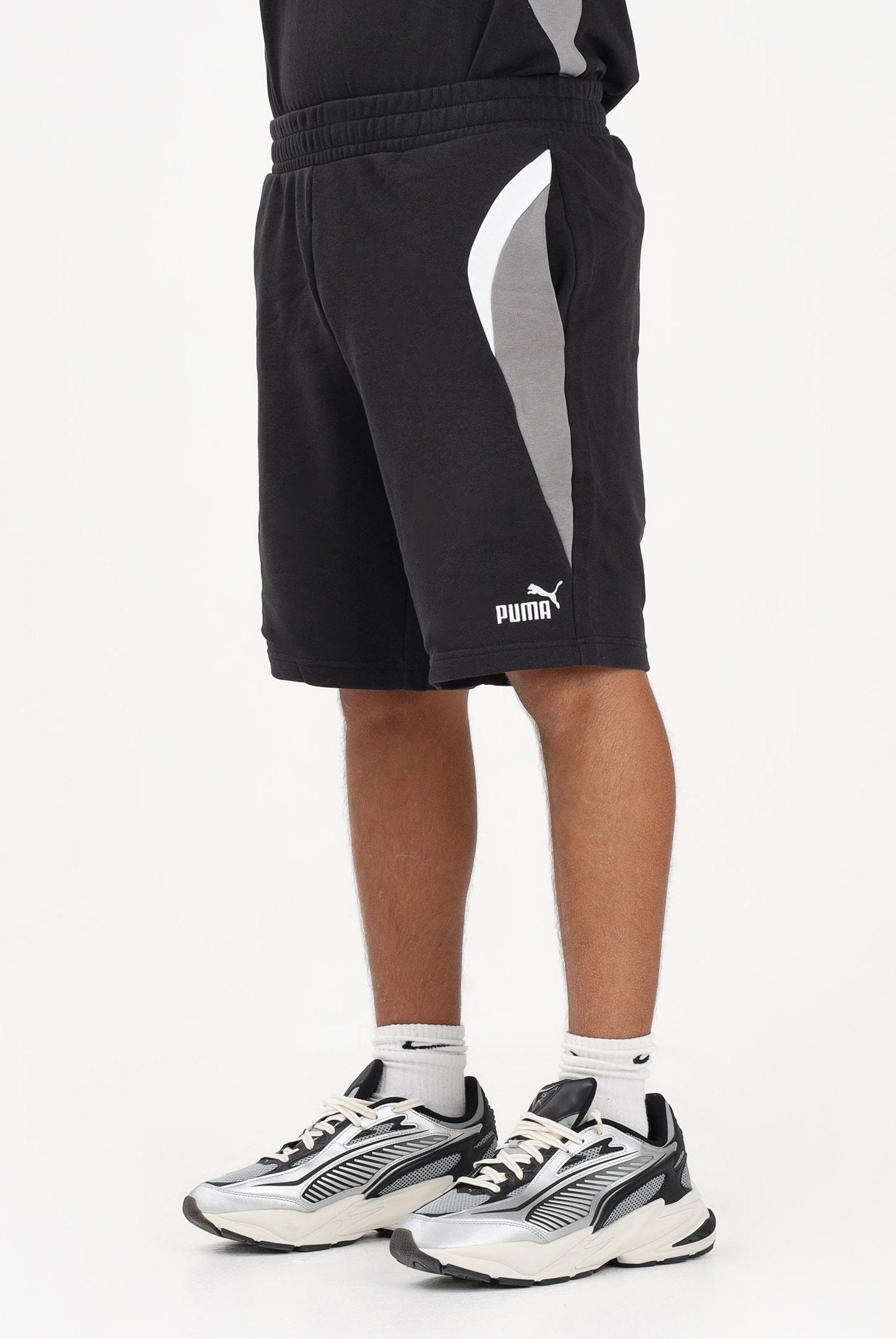 PUMA Shorts sportivo Essentials Block nero da uomo 691701 01 PUMA
