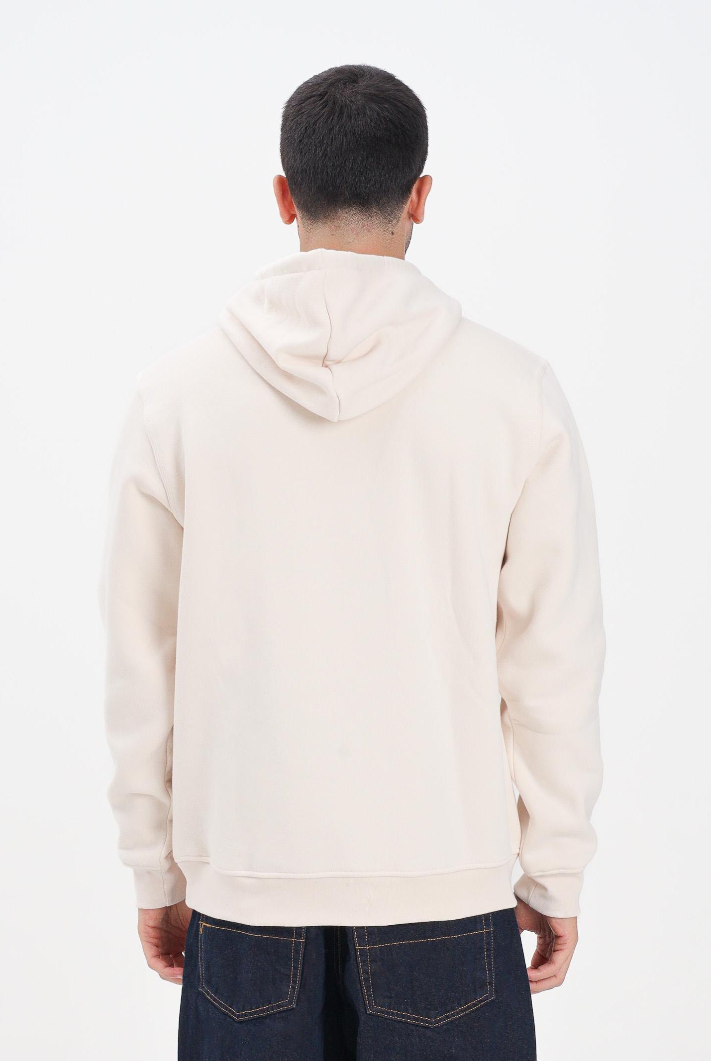 ADIDAS ORIGINALS Felpa con cappuccio Trefoil Essentials panna da uomo HZ3598 ADIDAS ORIGINALS