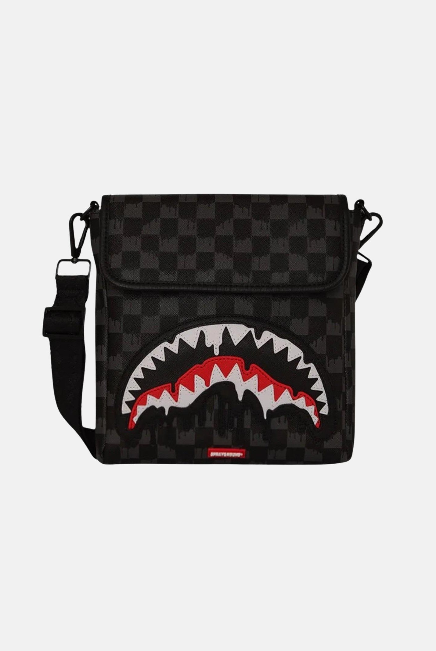 SPRAYGROUND Borsello Dripping Sharks In Paris nero da uomo 910B7962NSZ SPRAYGROUND