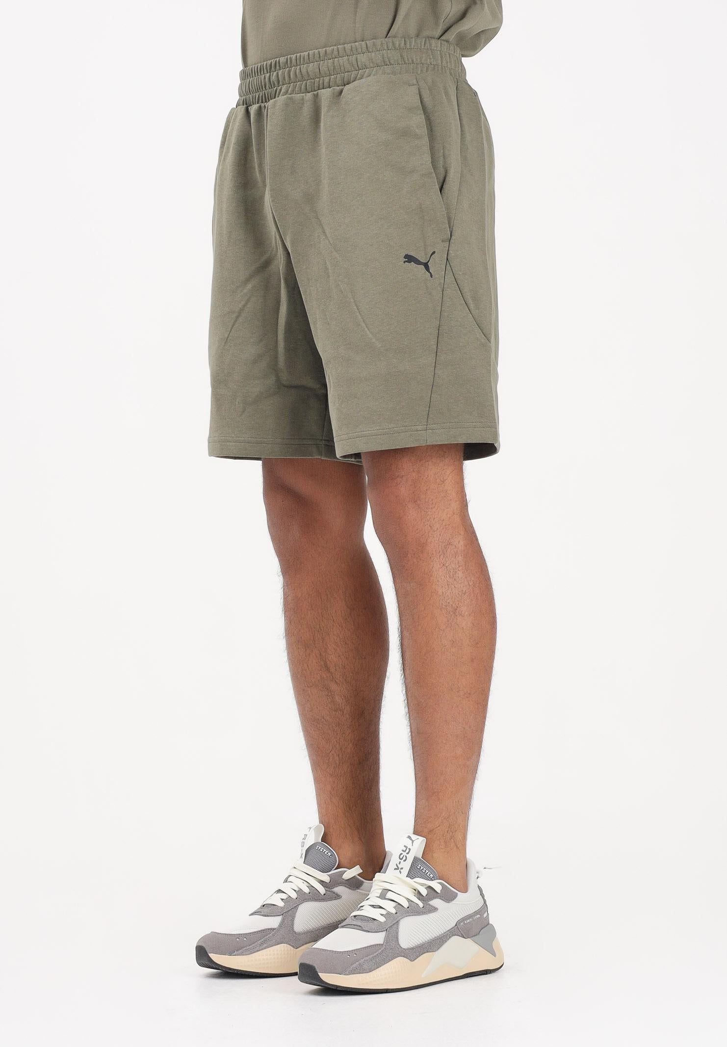 PUMA Shorts sportivo PUMATECH verde militare da uomo 692182 81 PUMA