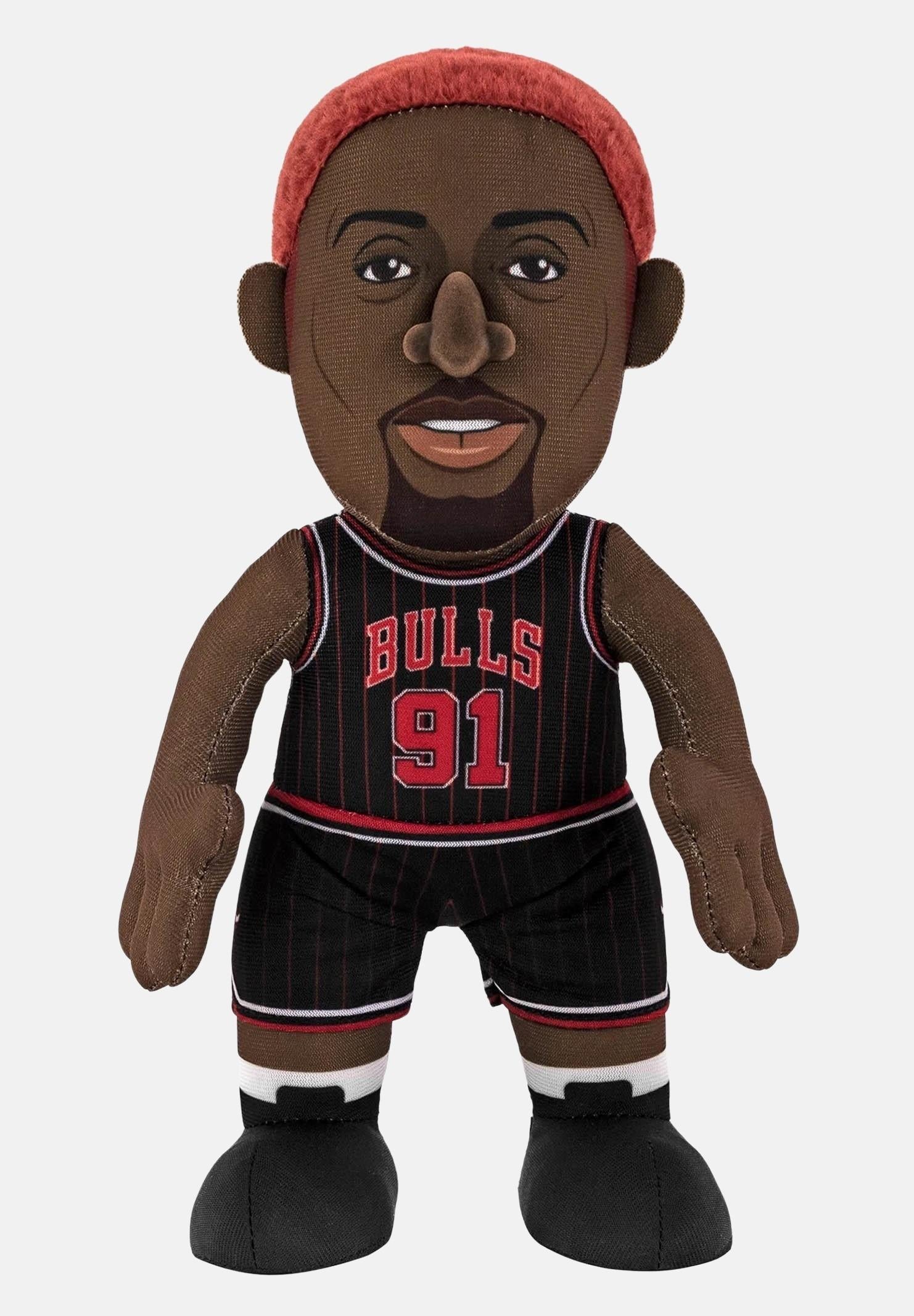 Peluche Chicago Bulls Dennis Rodman 10" Plush Figure P1-NBH-BUL-DR2X CHICAGO BULLS BLEACHER CREATURES