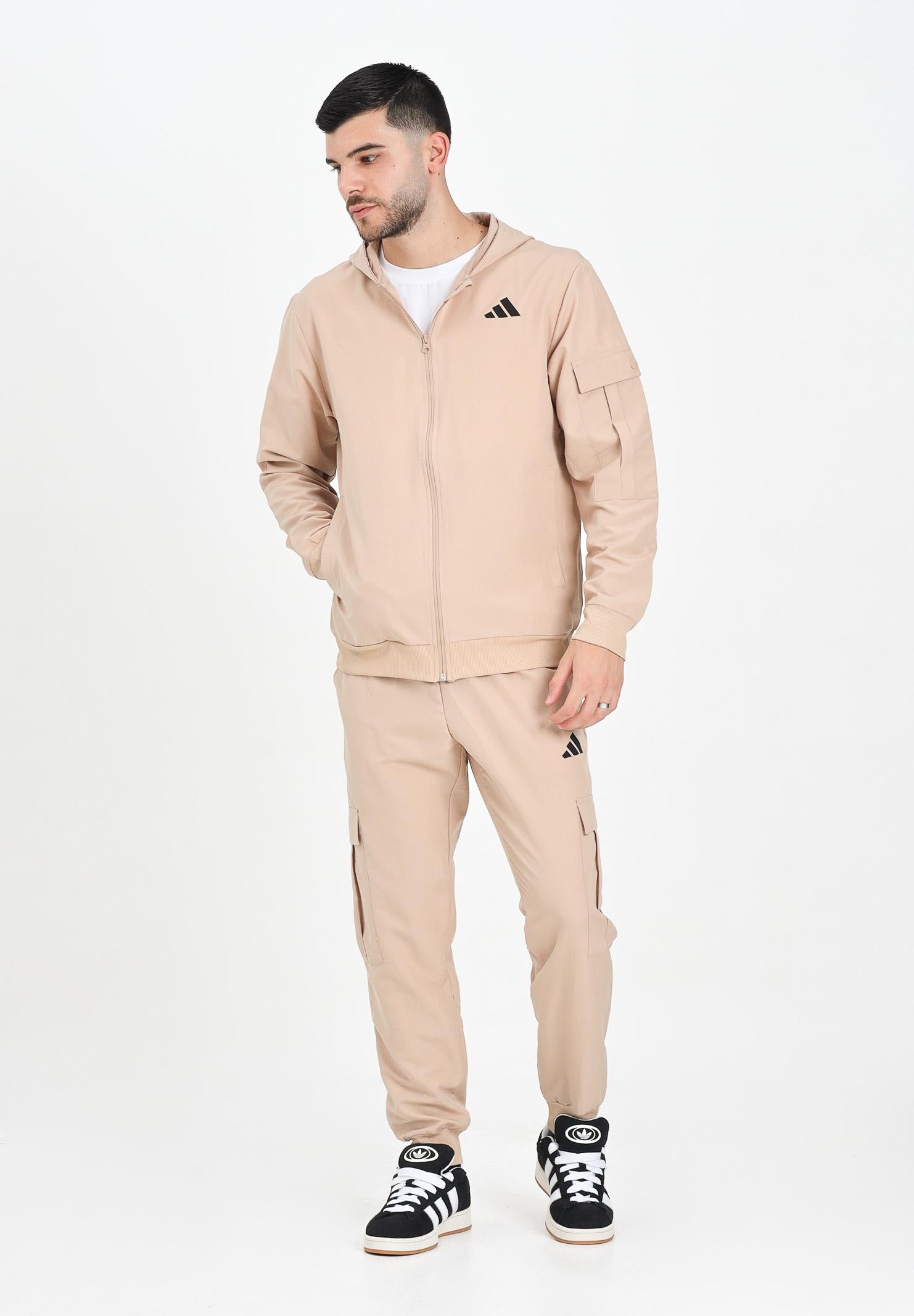 ADIDAS PERFORMANCE Tuta Cargo beige da uomo JN1807 . ADIDAS PERFORMANCE