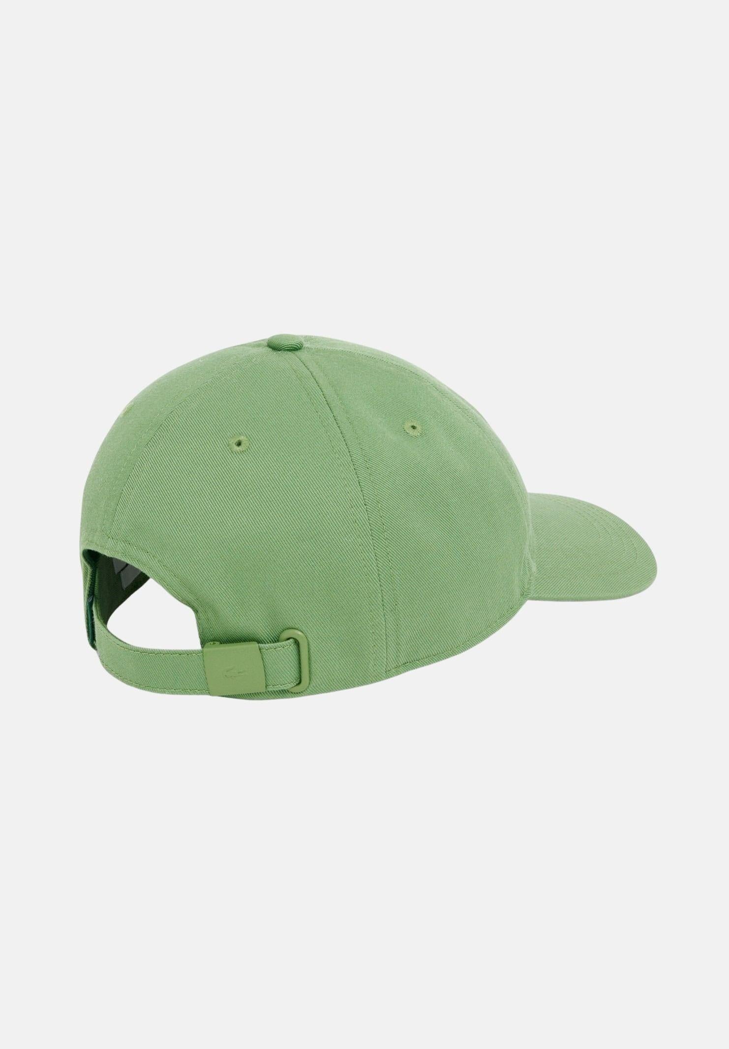 LACOSTE Cappello con visiera verde per uomo e donna con stemma RK1910 02M LACOSTE