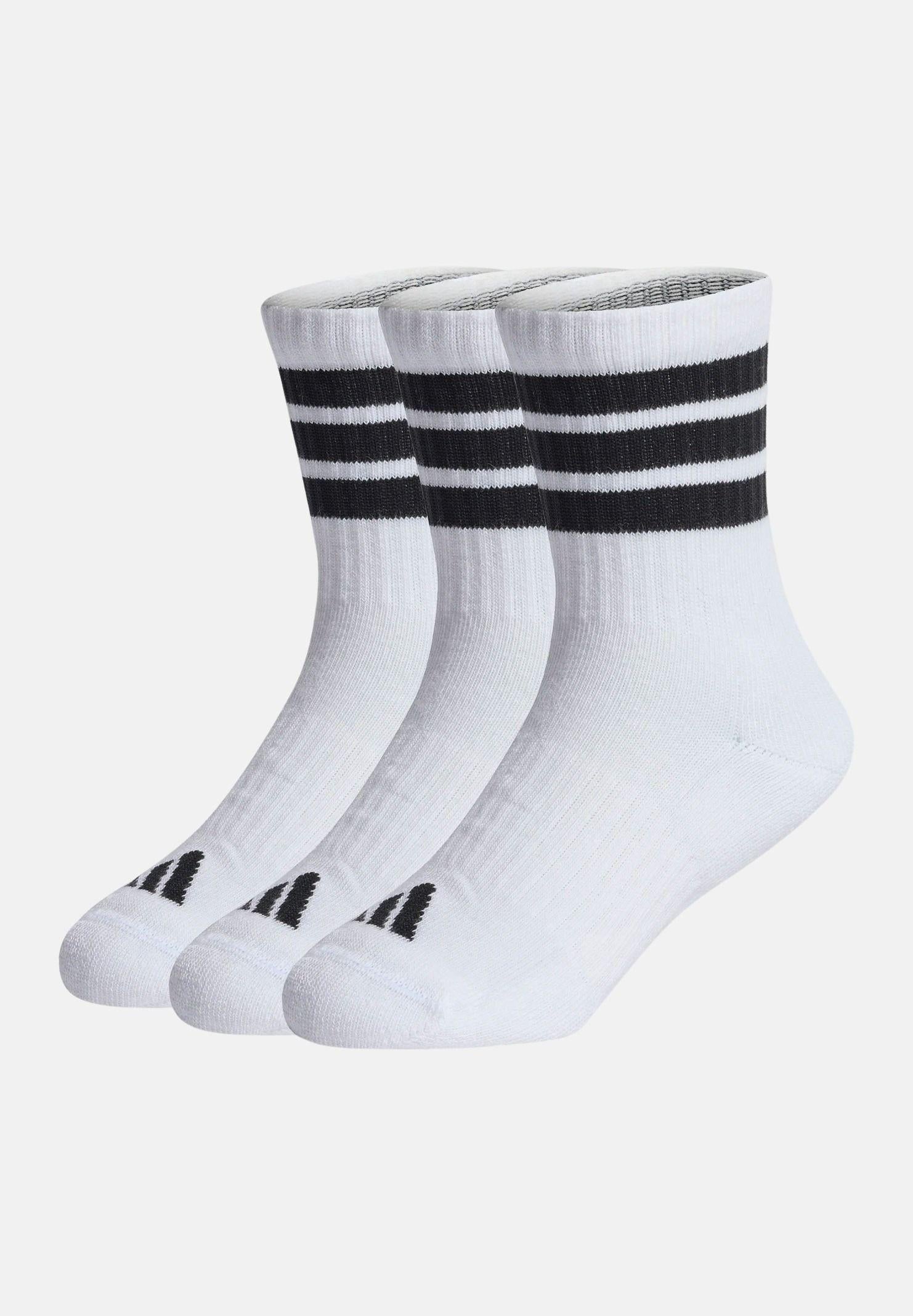 ADIDAS PERFORMANCE Calzini (3paia) 3-STRIPE SPORTSWEAR bianchi per bambino e bambina JZ0531 . ADIDAS PERFORMANCE