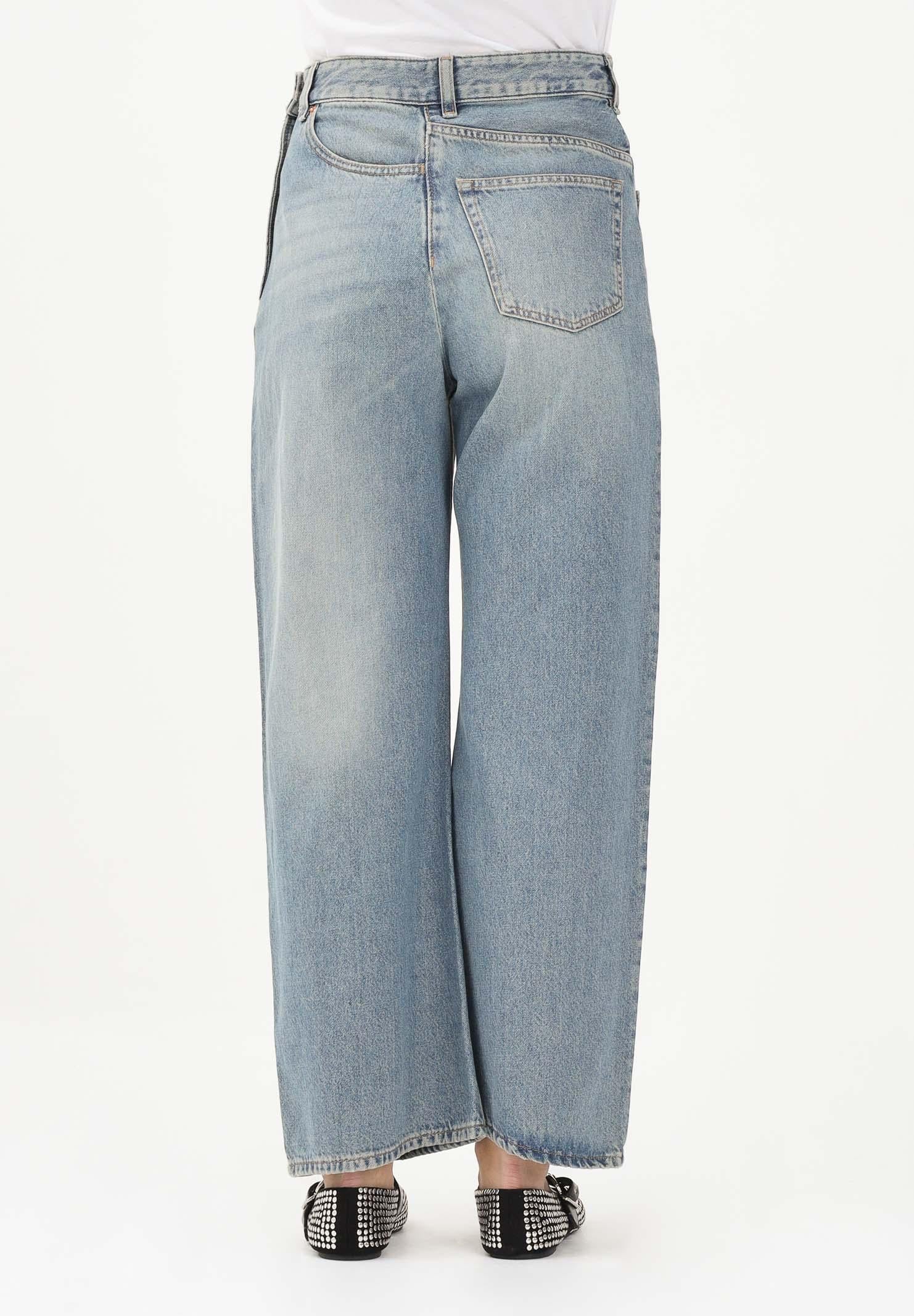 MAISON MARGIELA Jeans in denim chiaro per donna, ragazzi e bambini con chiusura laterale M60969MM06V M601 MAISON MARGIELA