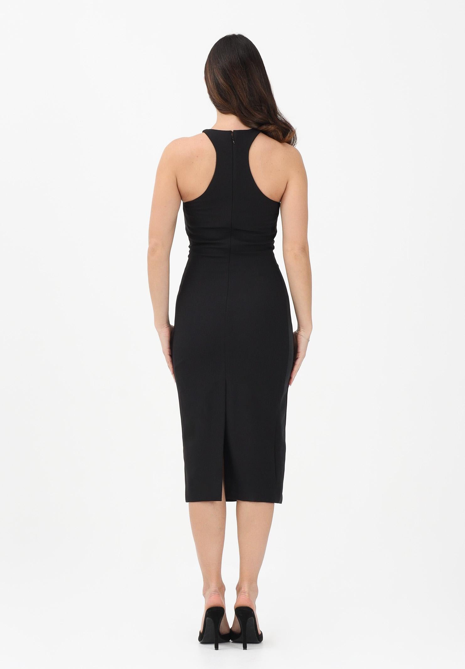 ELISABETTA FRANCHI Abito midi nero da donna AB91761E2 110 ELISABETTA FRANCHI