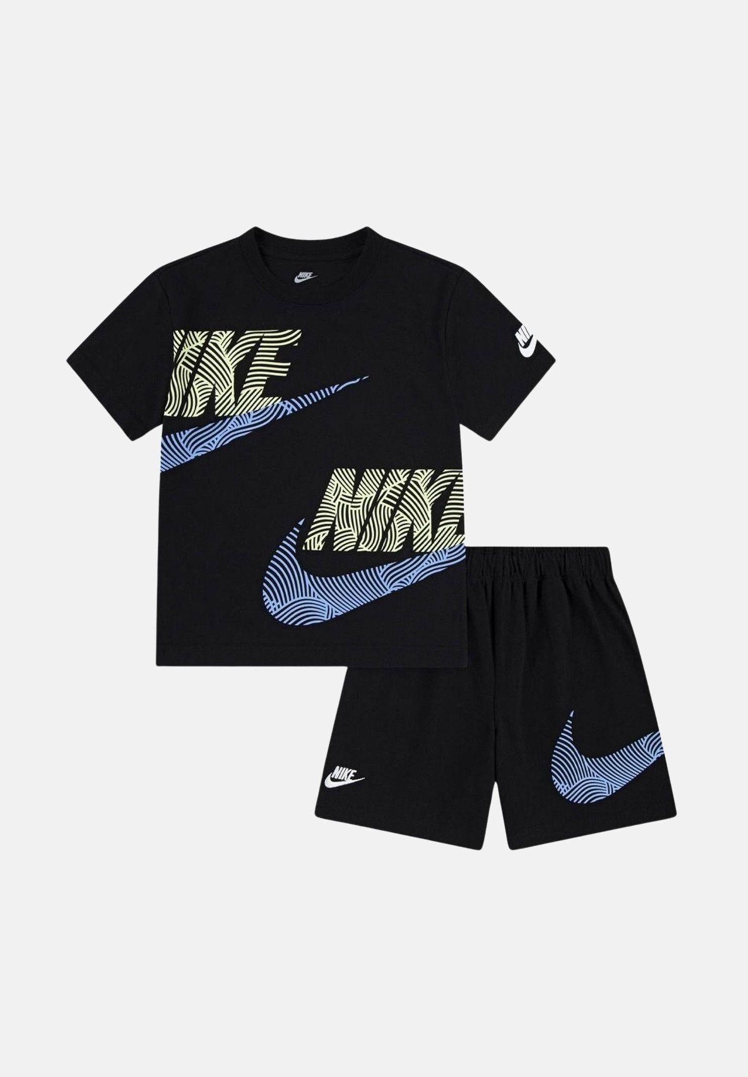 NIKE Completino Sportswear In The Zone nero da neonato 66N737 023 NIKE
